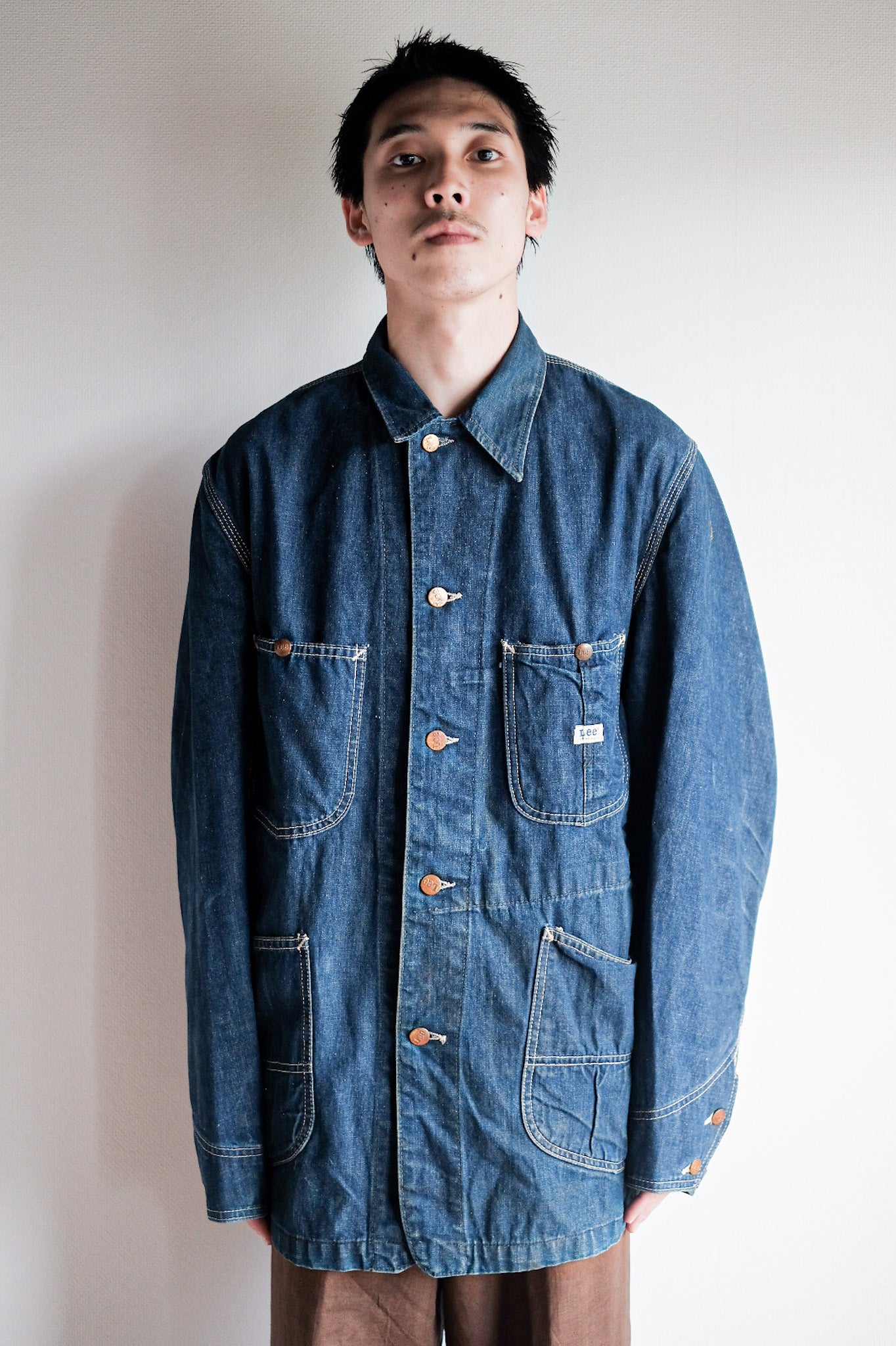 【~70's】Vintage LEE 91-J Denim Jacket Size.38R