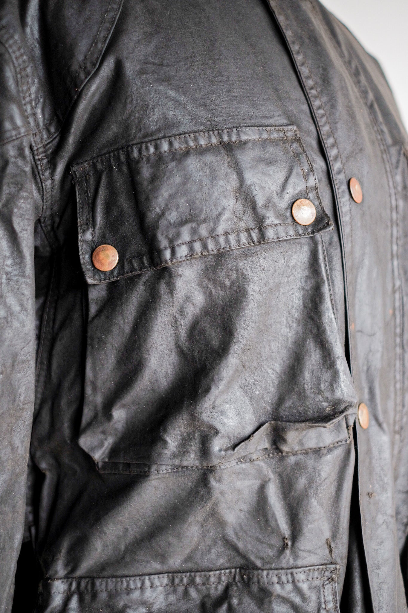 【~60's】Vintage Belstaff Waxed Jacket "TRIALMASTER" "Red Tag"