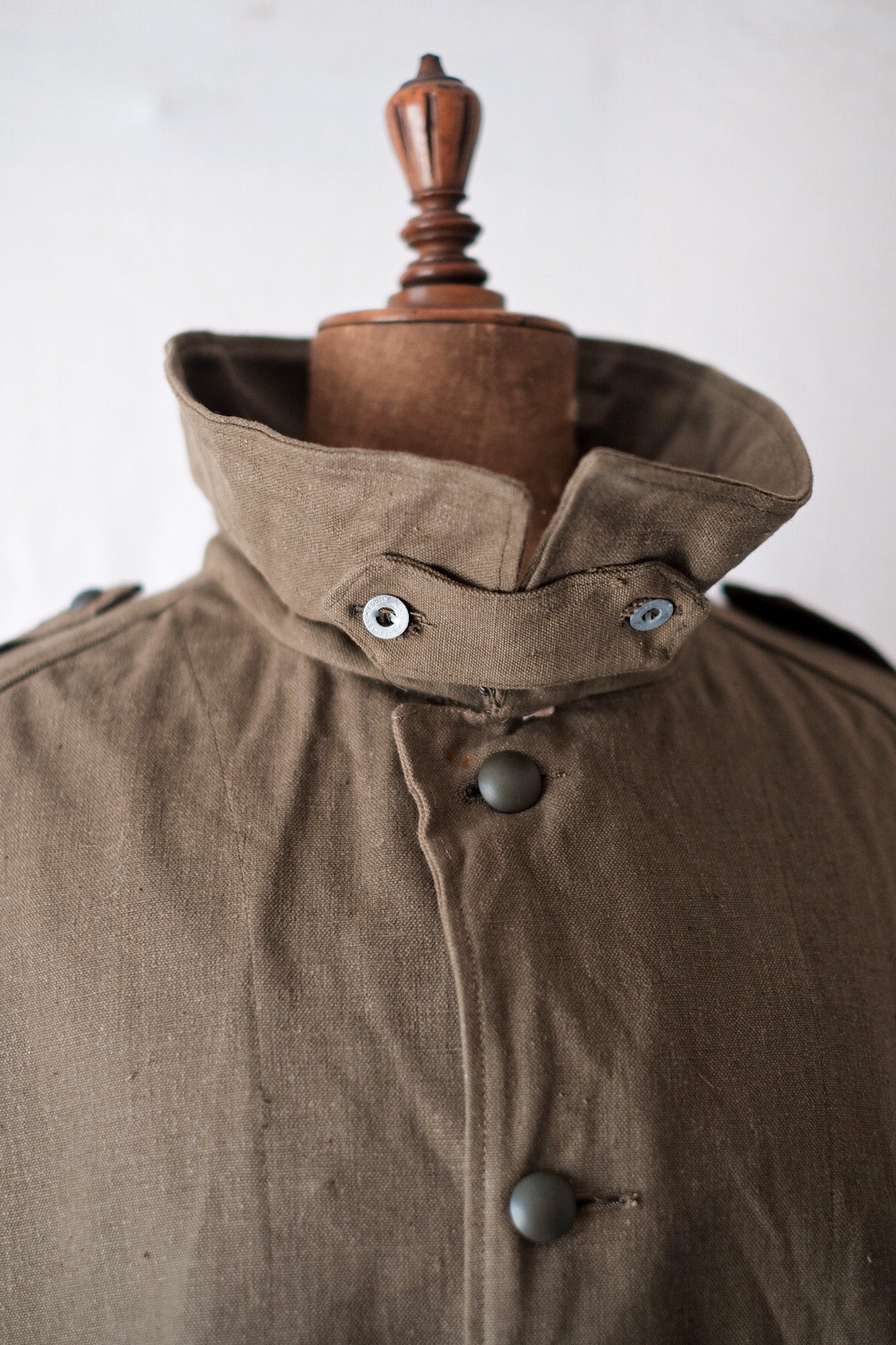【~50's】French Army M35 Motorcycle Coat Size.2 "Dead Stock"