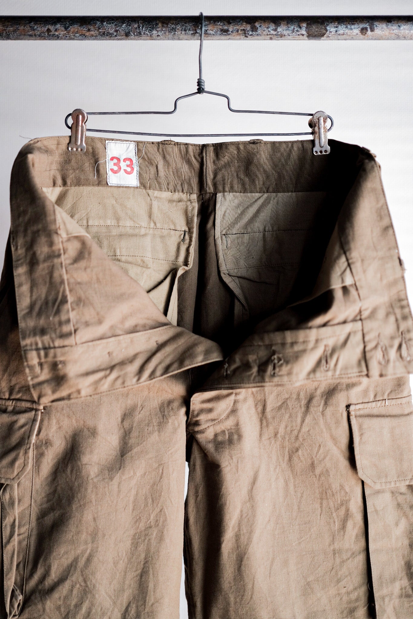 【~50's】French Army M47 Field Trousers Size.33 "Dead Stock"