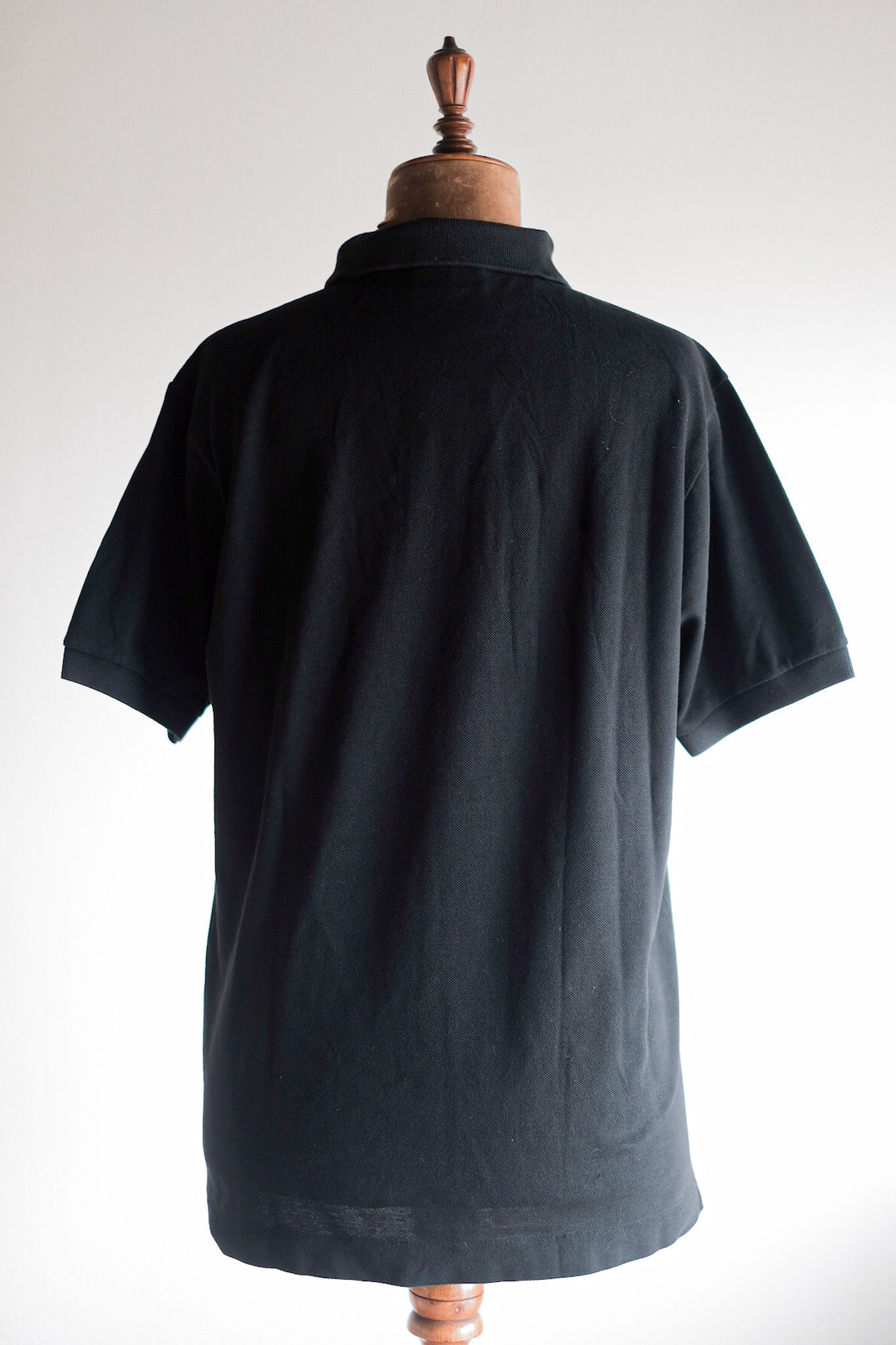 【~80's】CHEMISE LACOSTE S/S Polo Shirt Size.5 "Black"