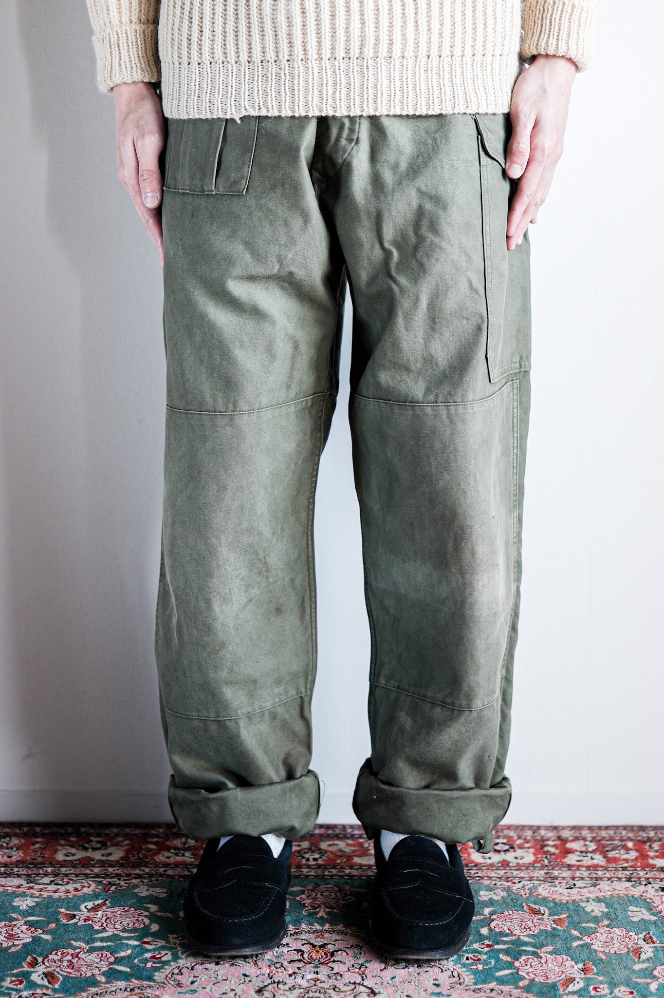 【~60's】British Army 1960 Pattern Combat Trousers Size.4