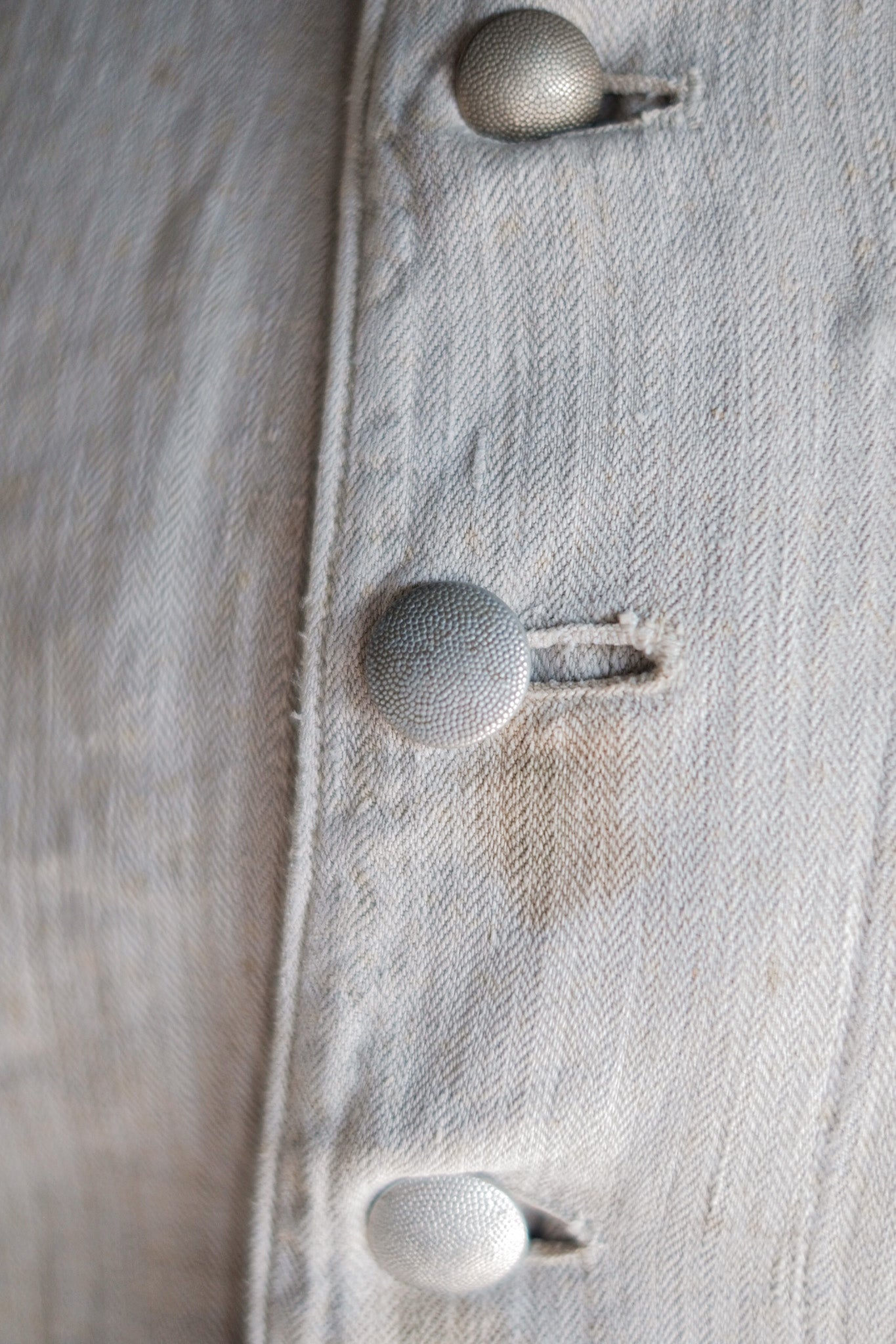 【~30's】WW2 German Army Drillich HBT Linen Jacket