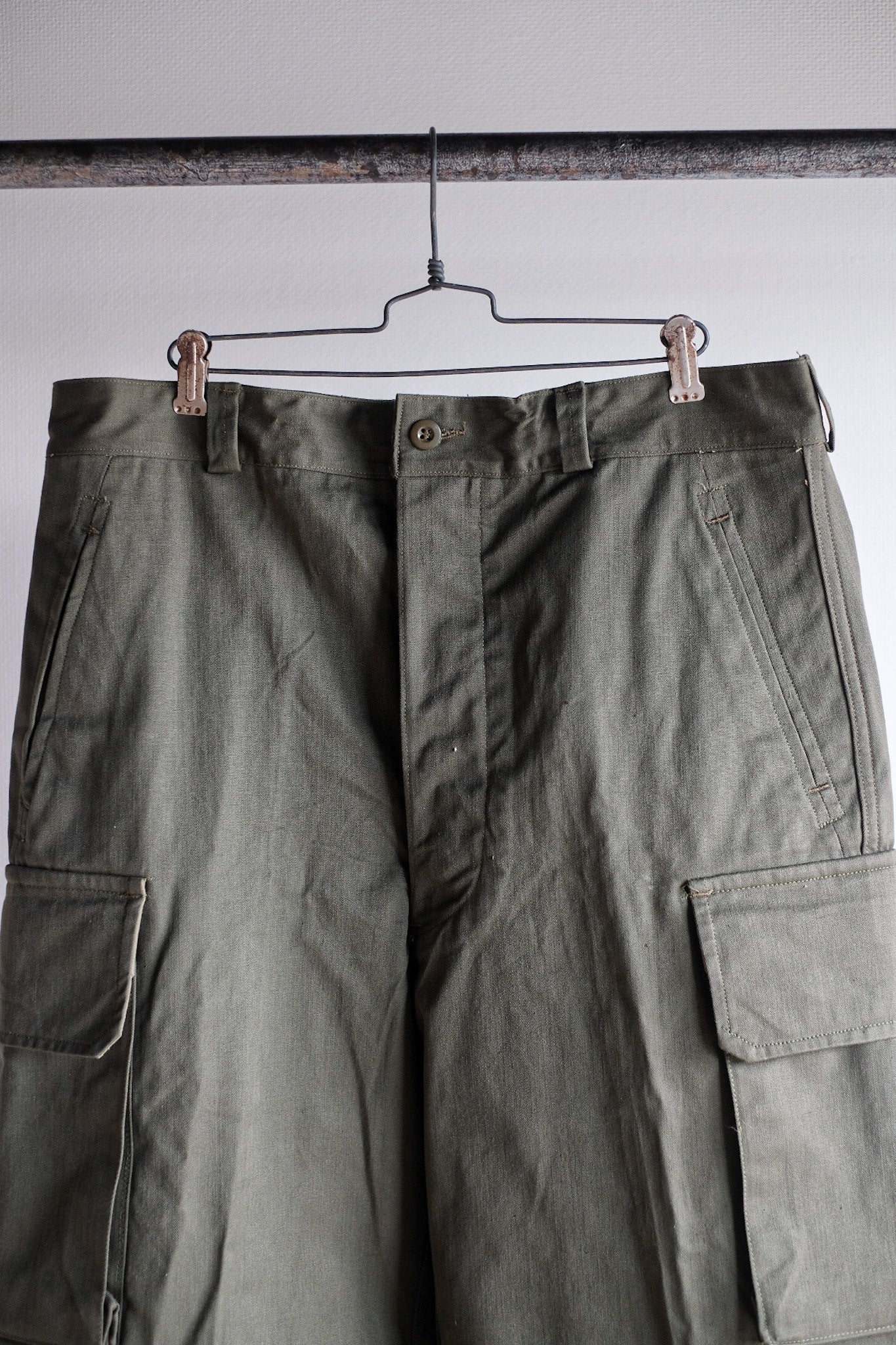 【~60's】French Army M47 Field Trousers Size.33 "Dead Stock"