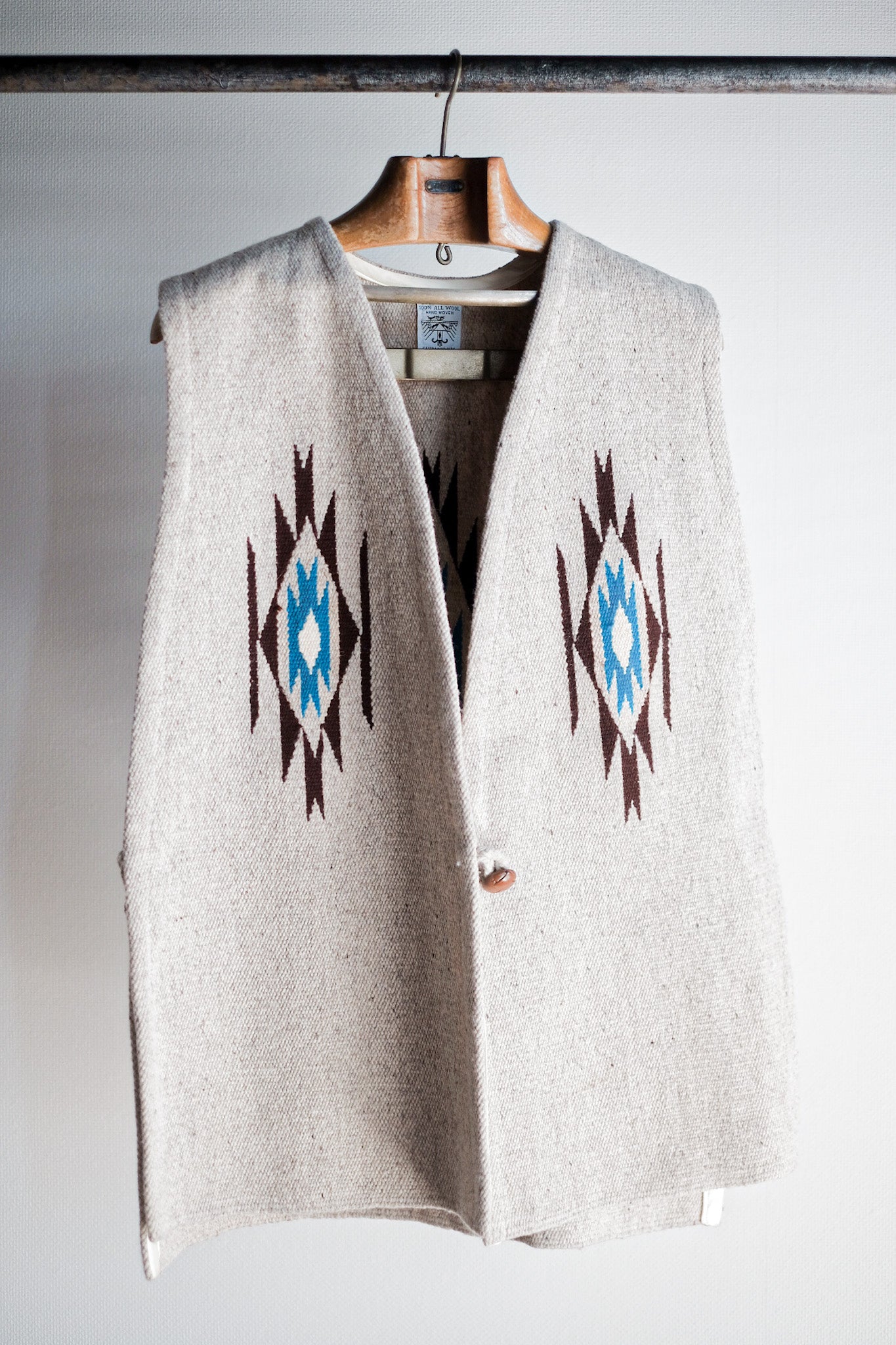 【~40's】Vintage Ortega's Chimayo Wool Vest