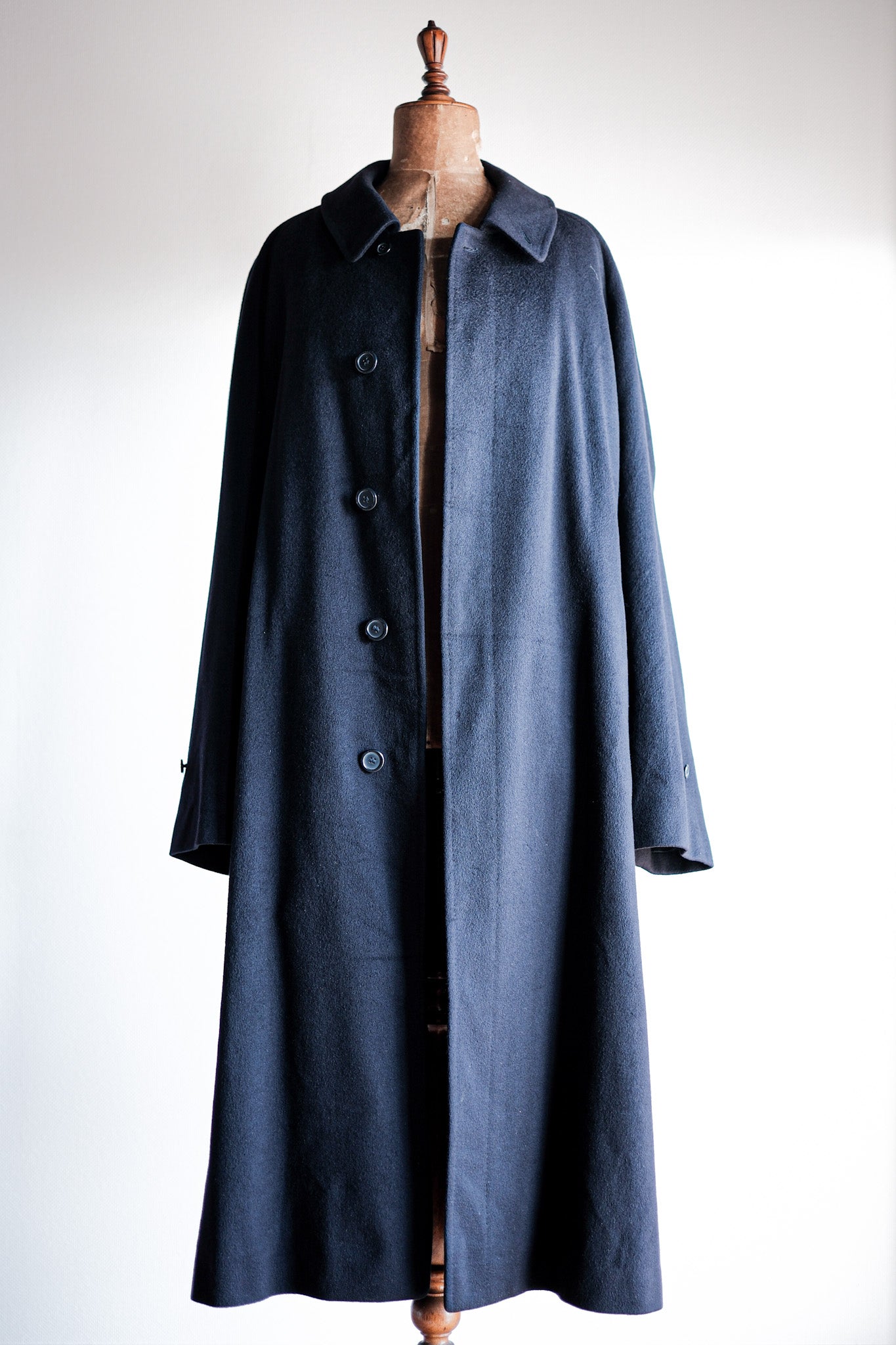 【~90's】Vintage Burberry's Single Raglan Balmacaan Coat Size.60RX "PURE CASHMERE"