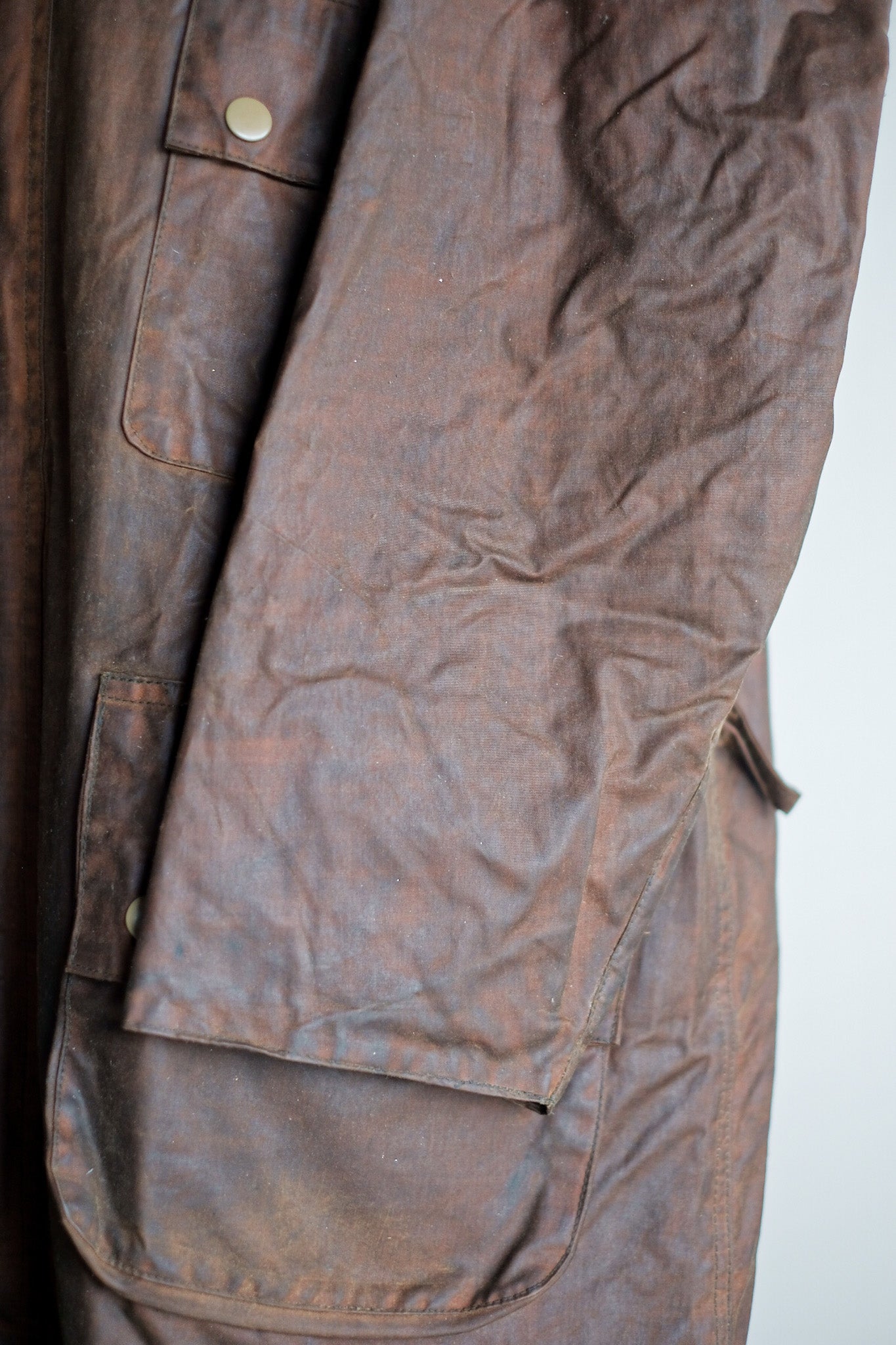 【~60's】Vintage Barbour "Solway Zipper" Yellow Label