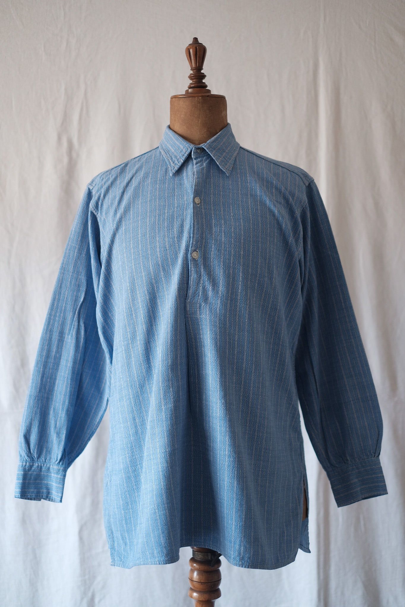 50's] French Vintage Grandpa Shirt