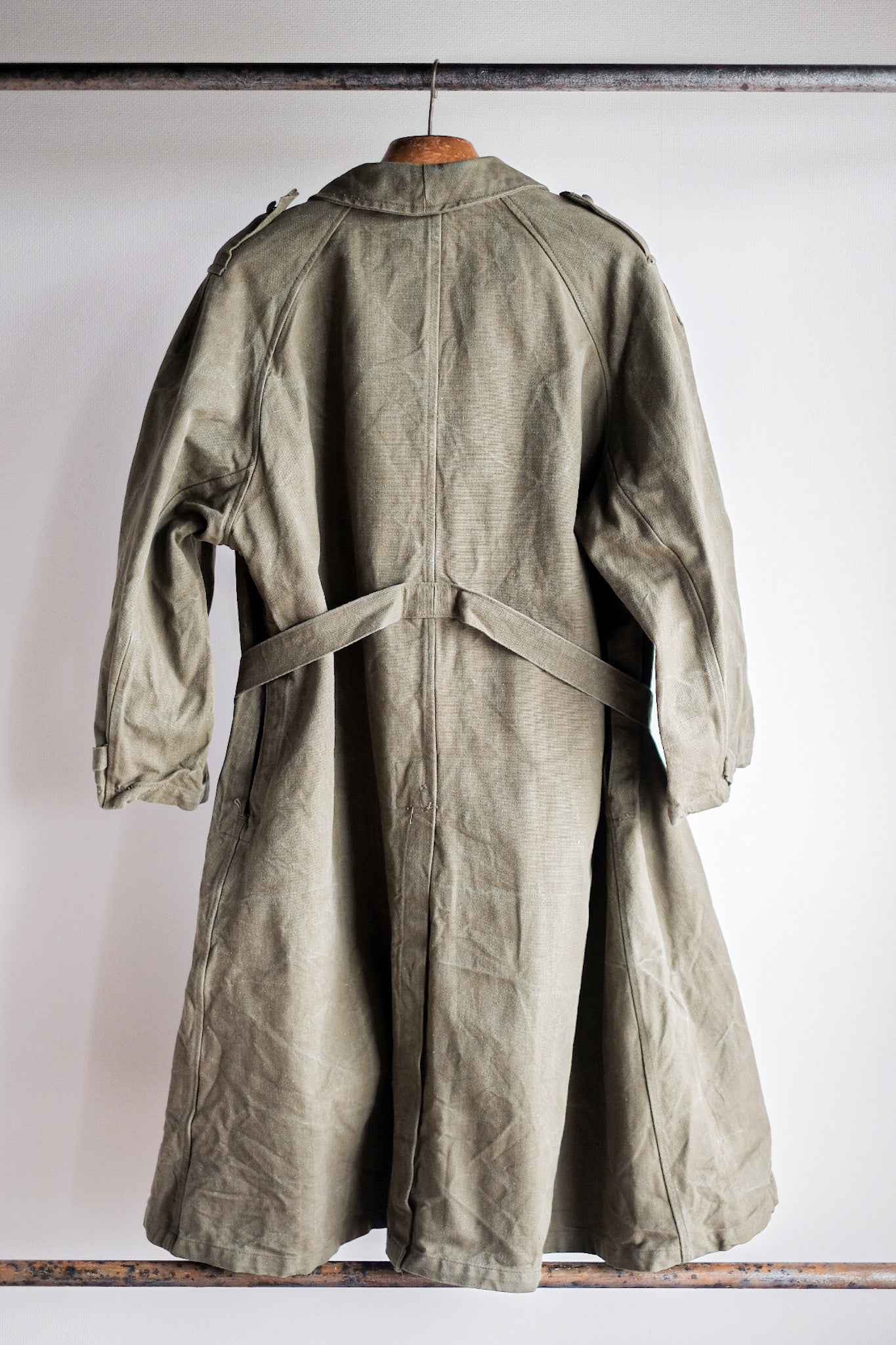 【~50's】French Army M35 Motorcycle Coat Size.2 "Dead Stock"