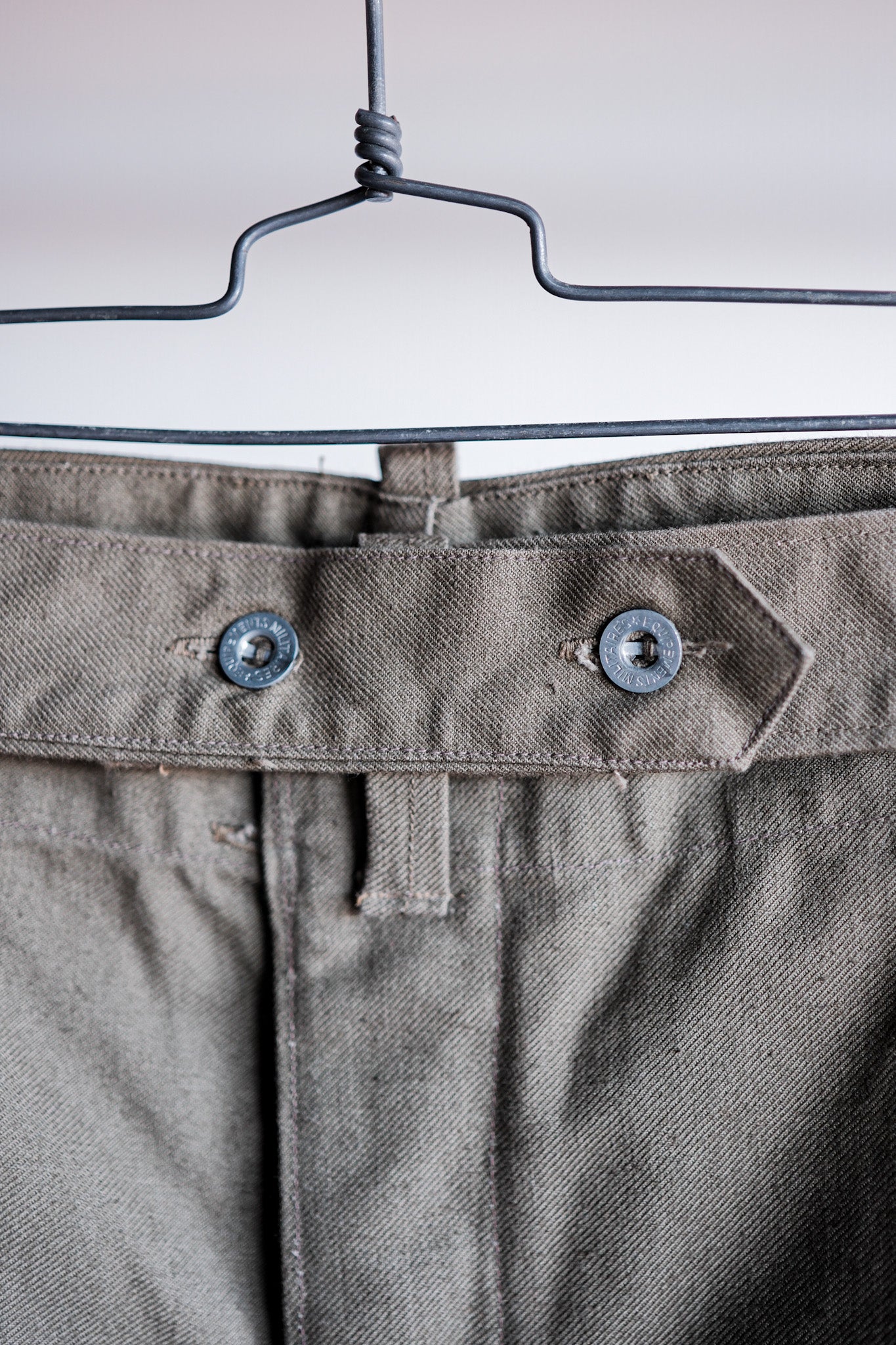 【~40's】French Army Unusual Pattern Trousers "Dead Stock"