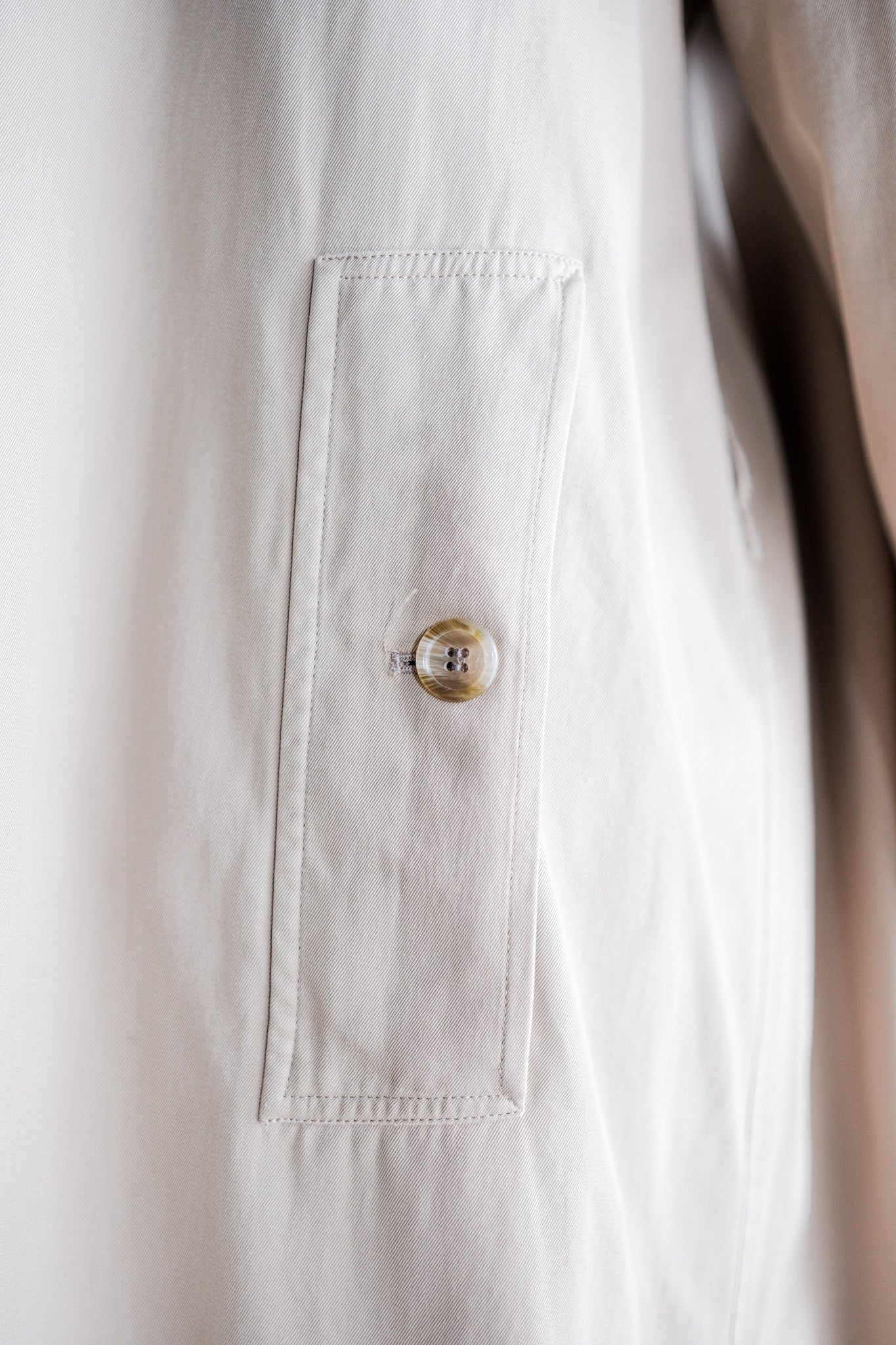 【~70's】Vintage Burberry's Single Raglan Double Breasted Coat "LODEN-FREY 別注"