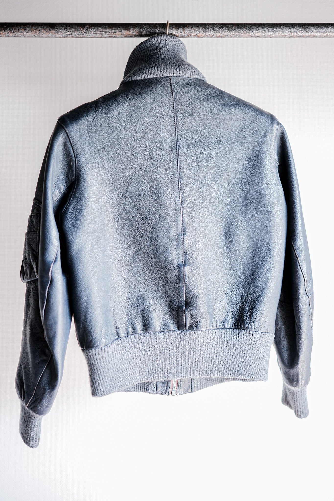 【~60’s】West German Air Force Type Pilot Leather Jacket “Early Type”