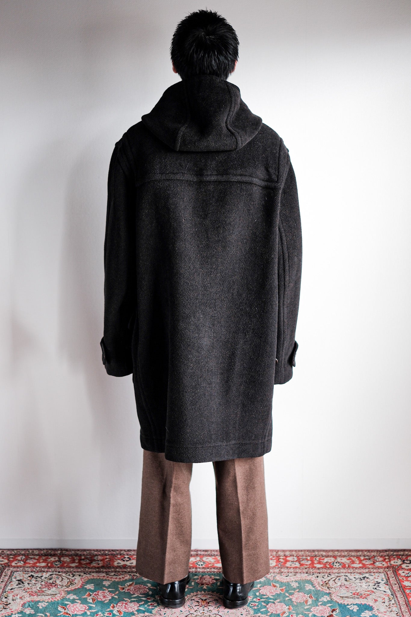 【~90's】Old INVERTERE Wool Duffle Coat "Moorbrook"