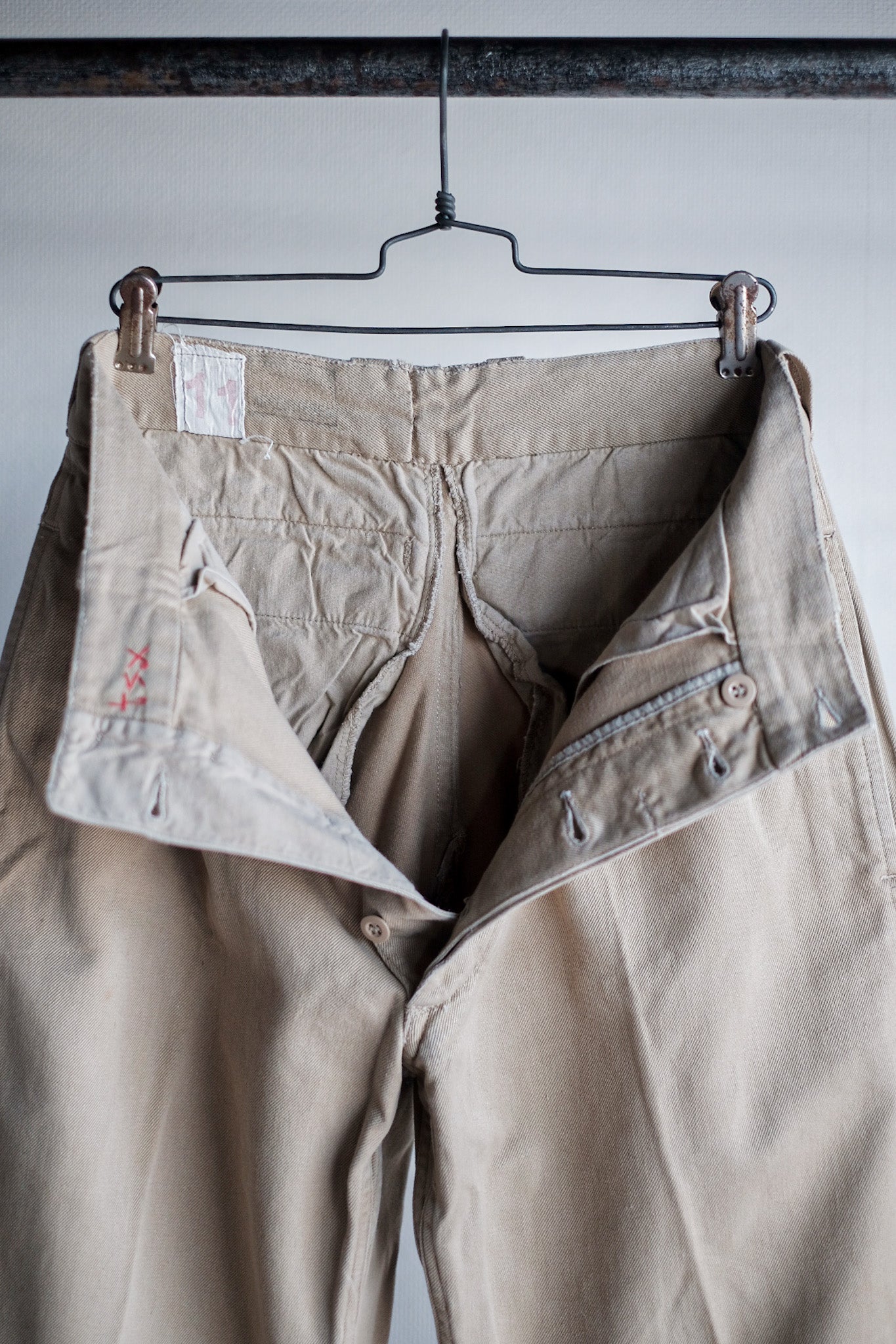 【~60's】French Army M52 Chino Trousers Size.11