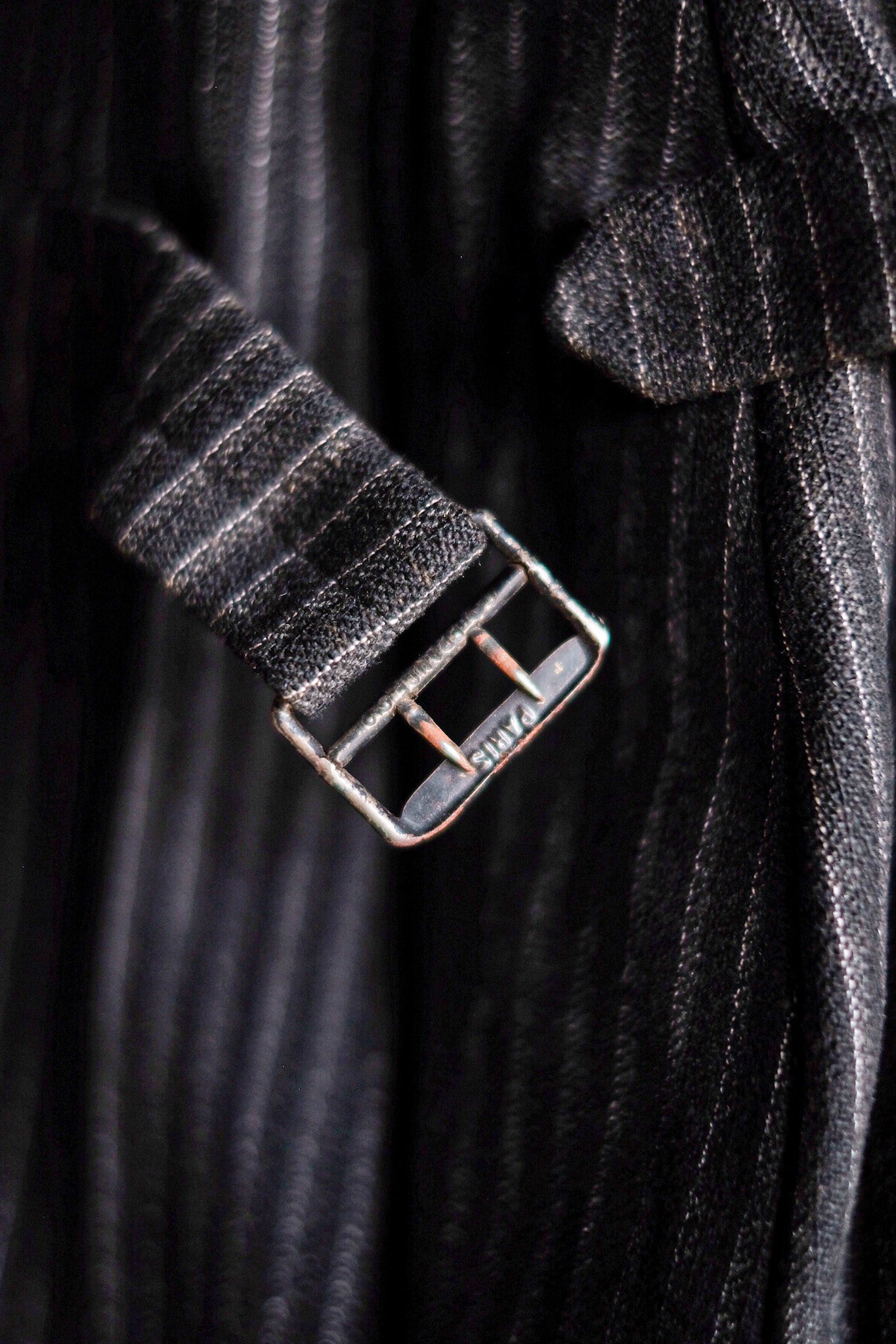 【~30's】French Vintage Wool Striped Work Pants