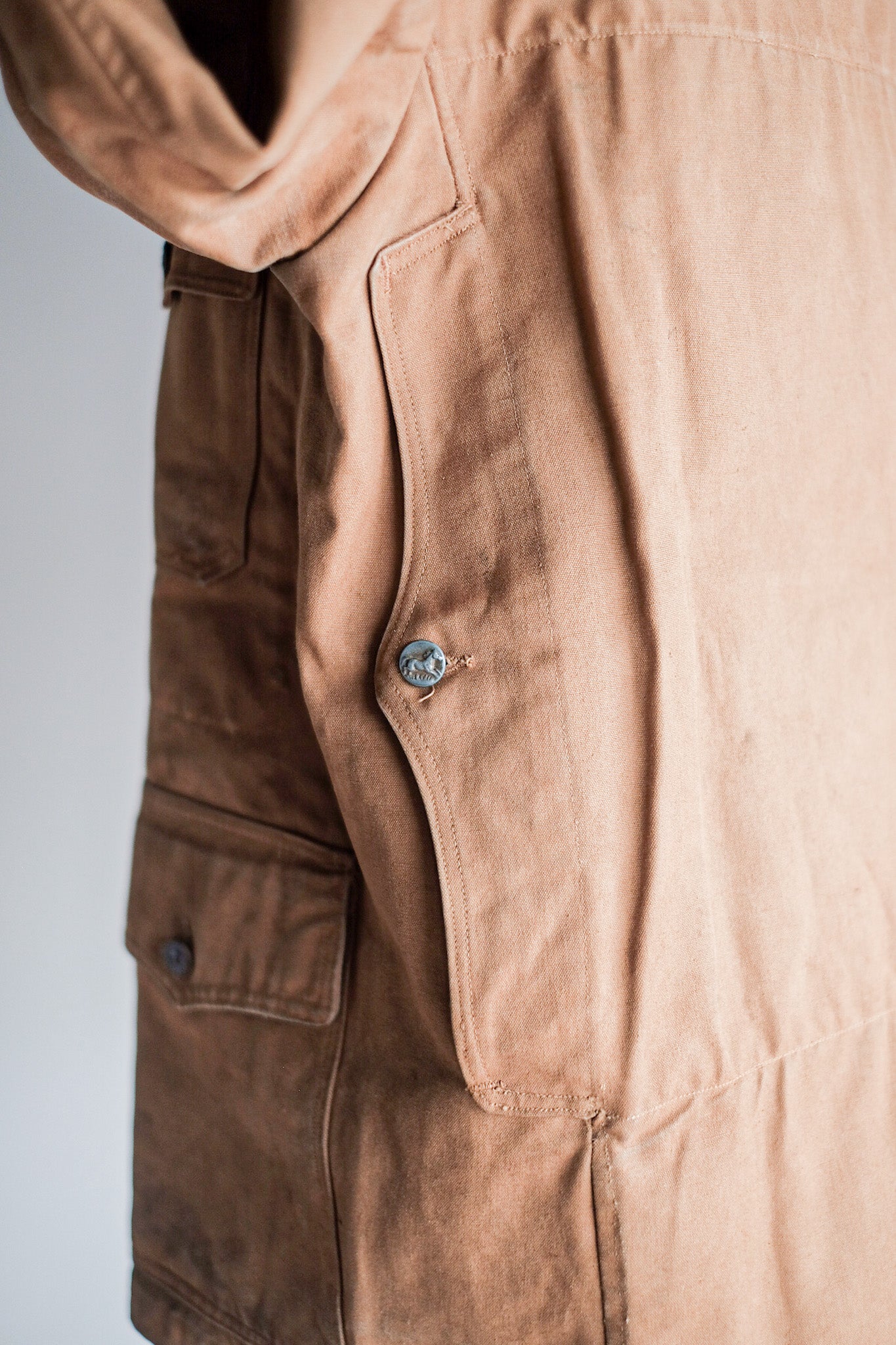 【~30’s】French Vintage Cotton Hunting Jacket