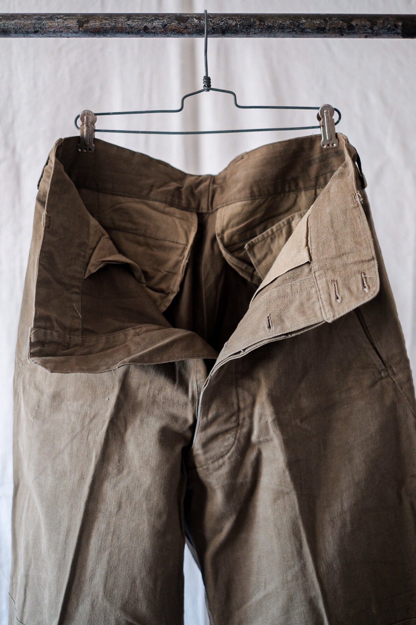 【~50's】French Army M47 Field Trousers "Motorcycle Type"