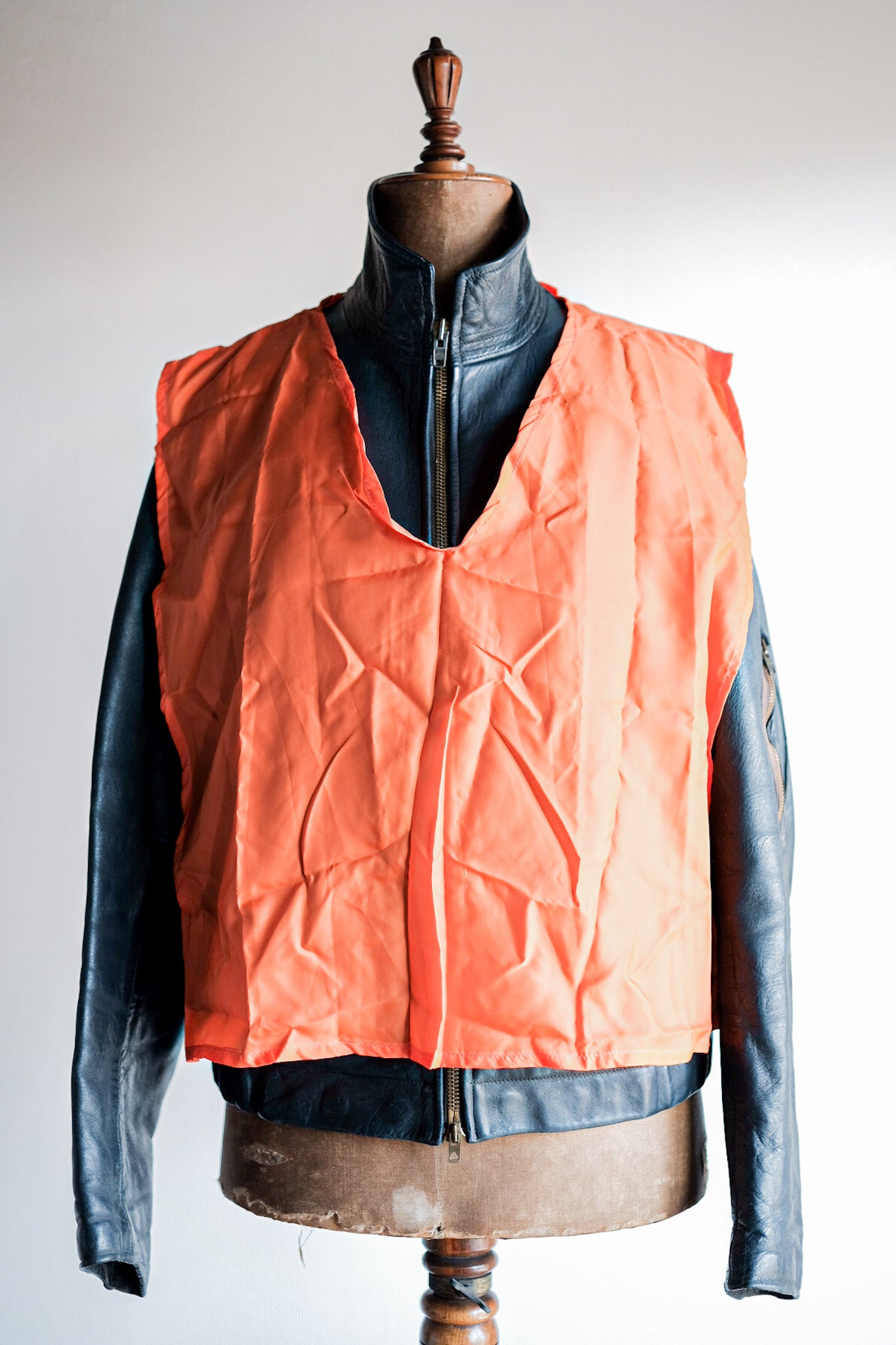 【~70's】French Air Force Pilot Leather Jacket