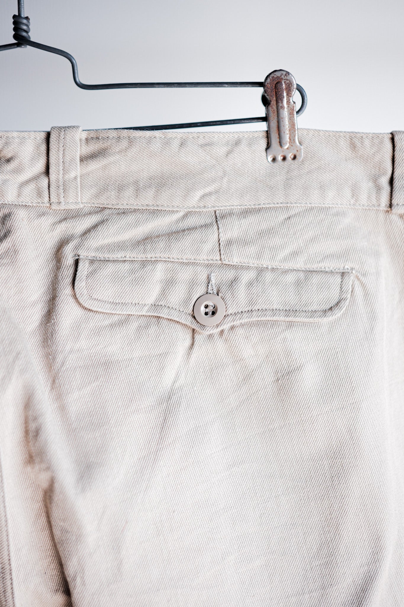 【~60's】French Army M52 Chino Trousers Size.35