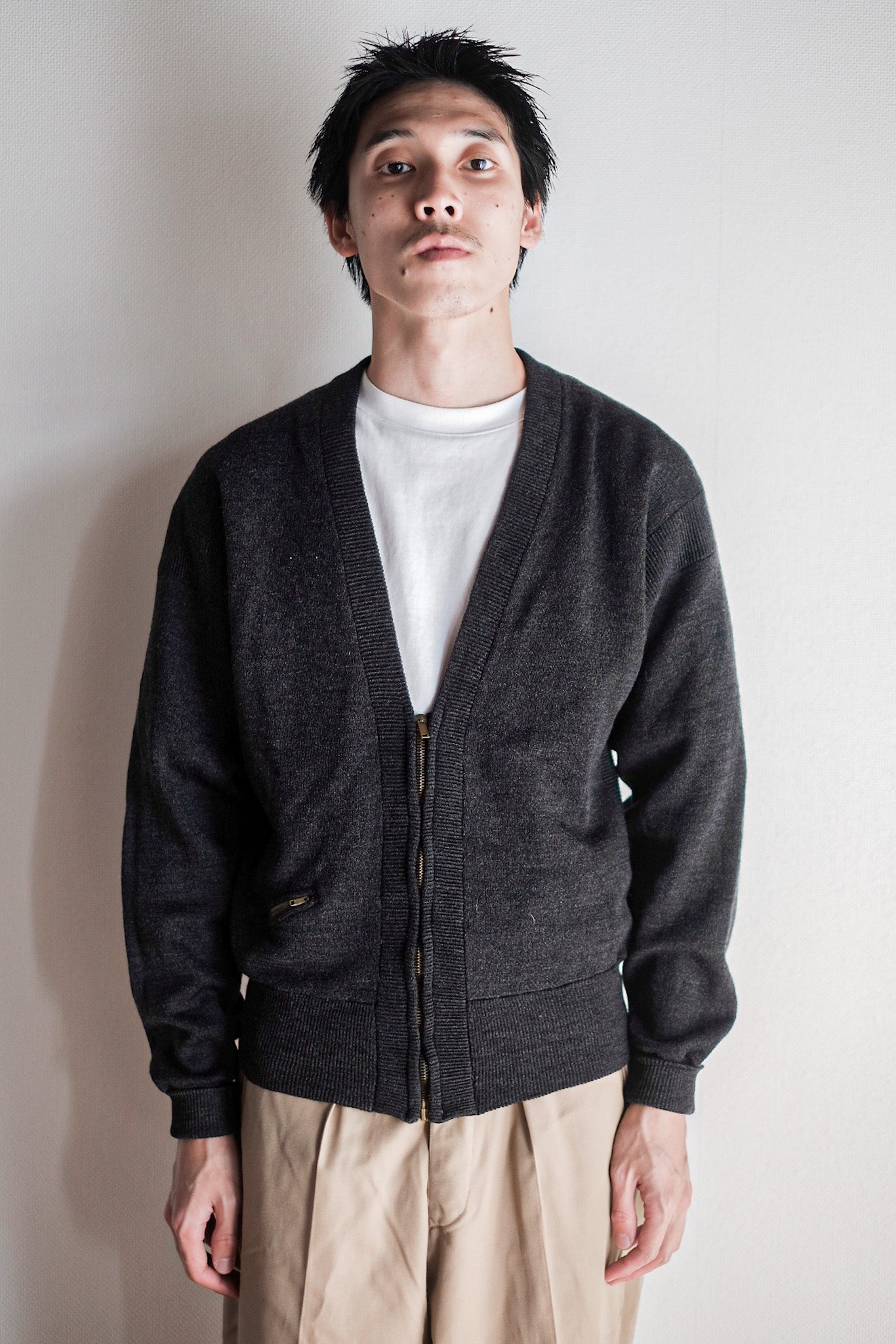 【~40's】French Vintage Wool Cardigan