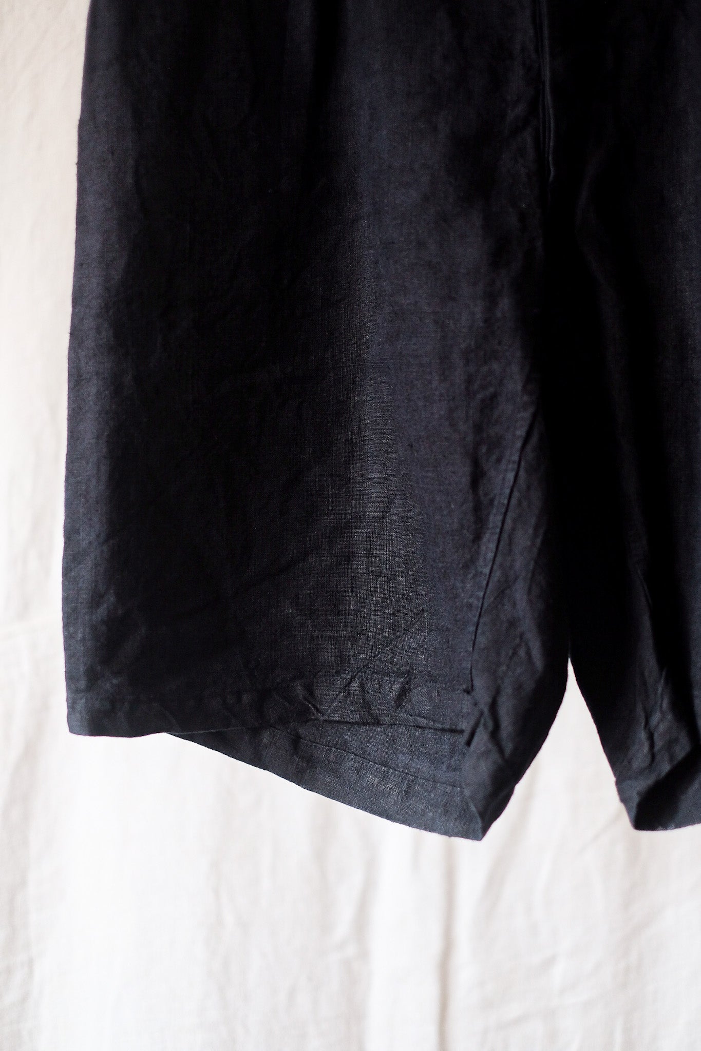【~40's】French Vintage Indigo Linen Work Shorts