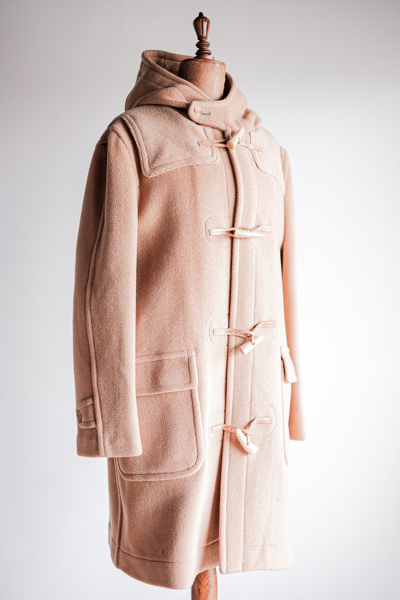 【~90's】Old INVERTERE Wool Duffle Coat "Moorbrook"