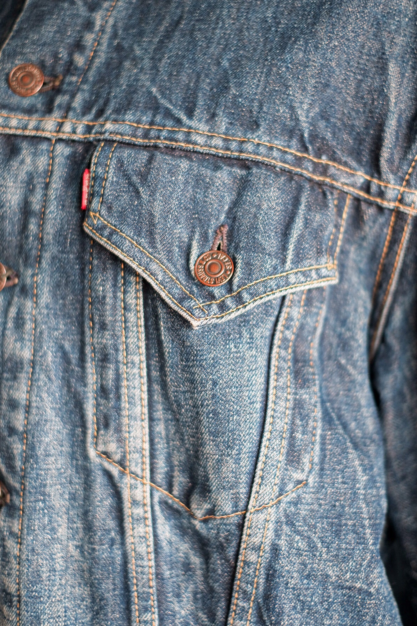 【~60's】Vintage Levi's 559XX Denim Jacket Size.44 "Guarantee"