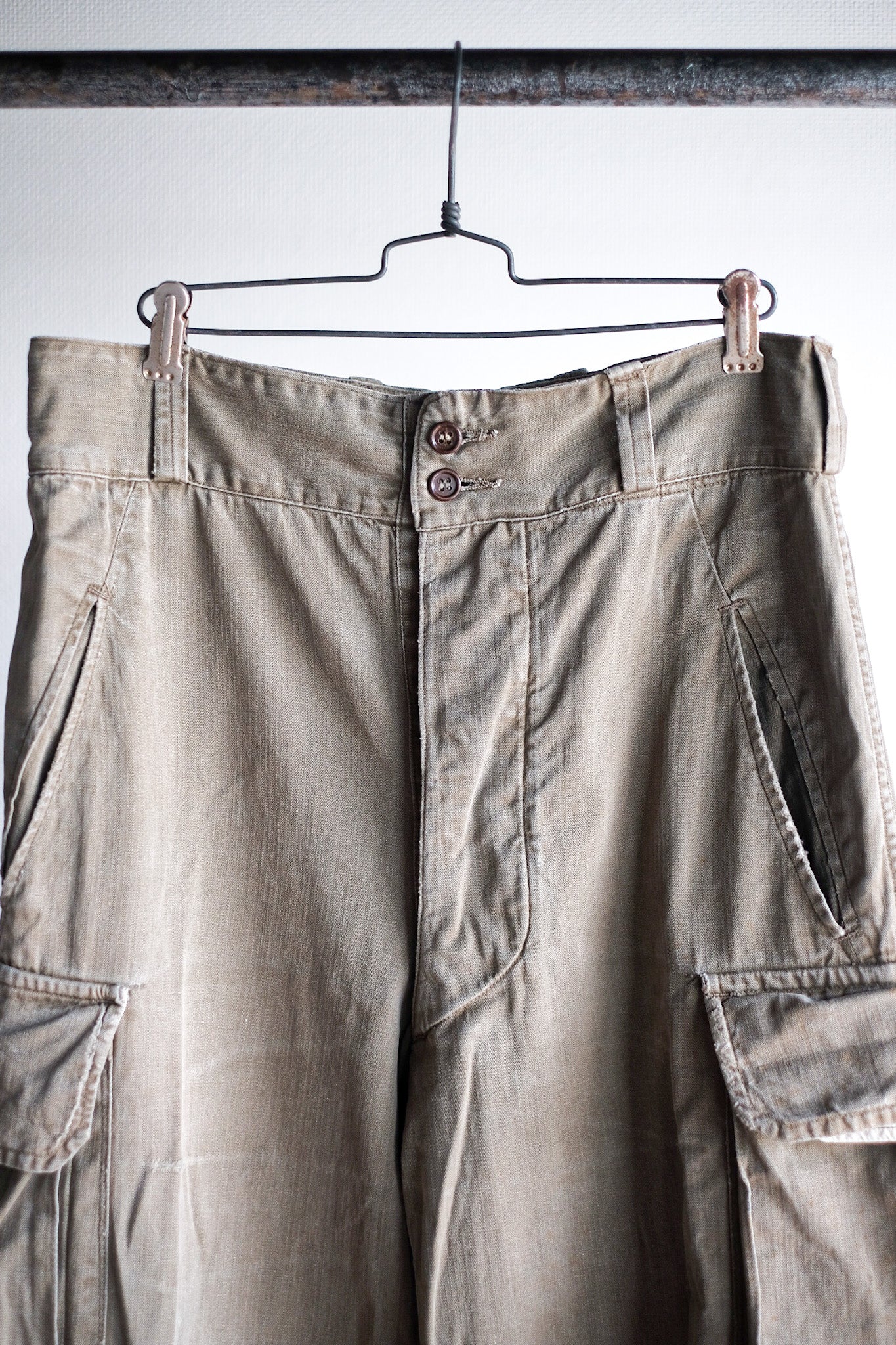 【~50's】French Army M47 Field Trousers Size.31