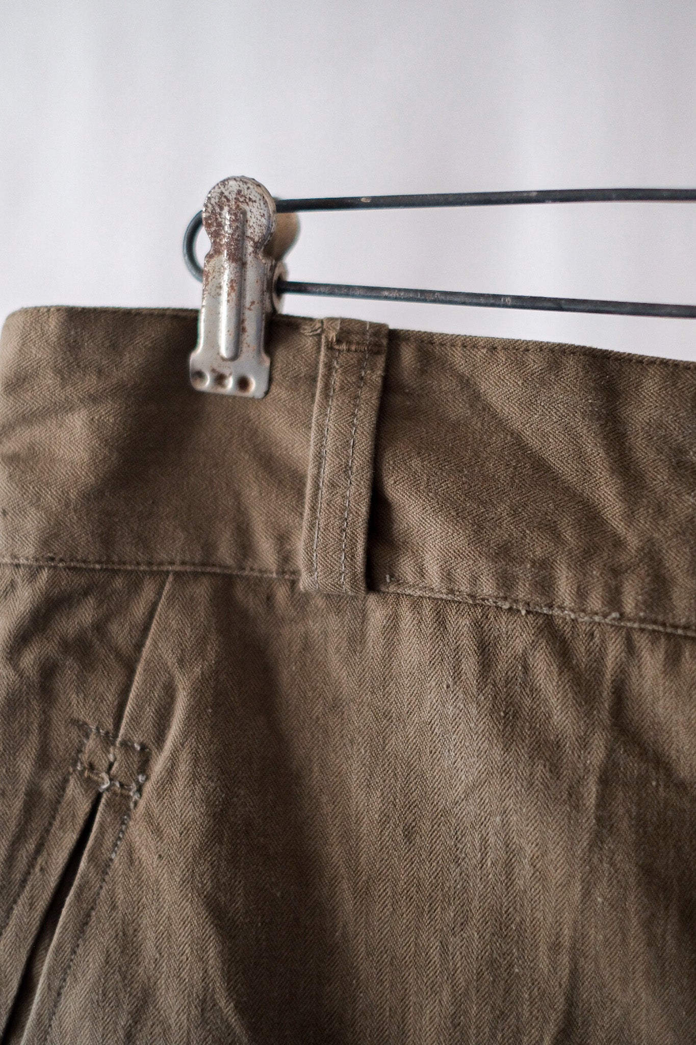 【~50's】French Army M47 Field Trousers "Motorcycle Type"