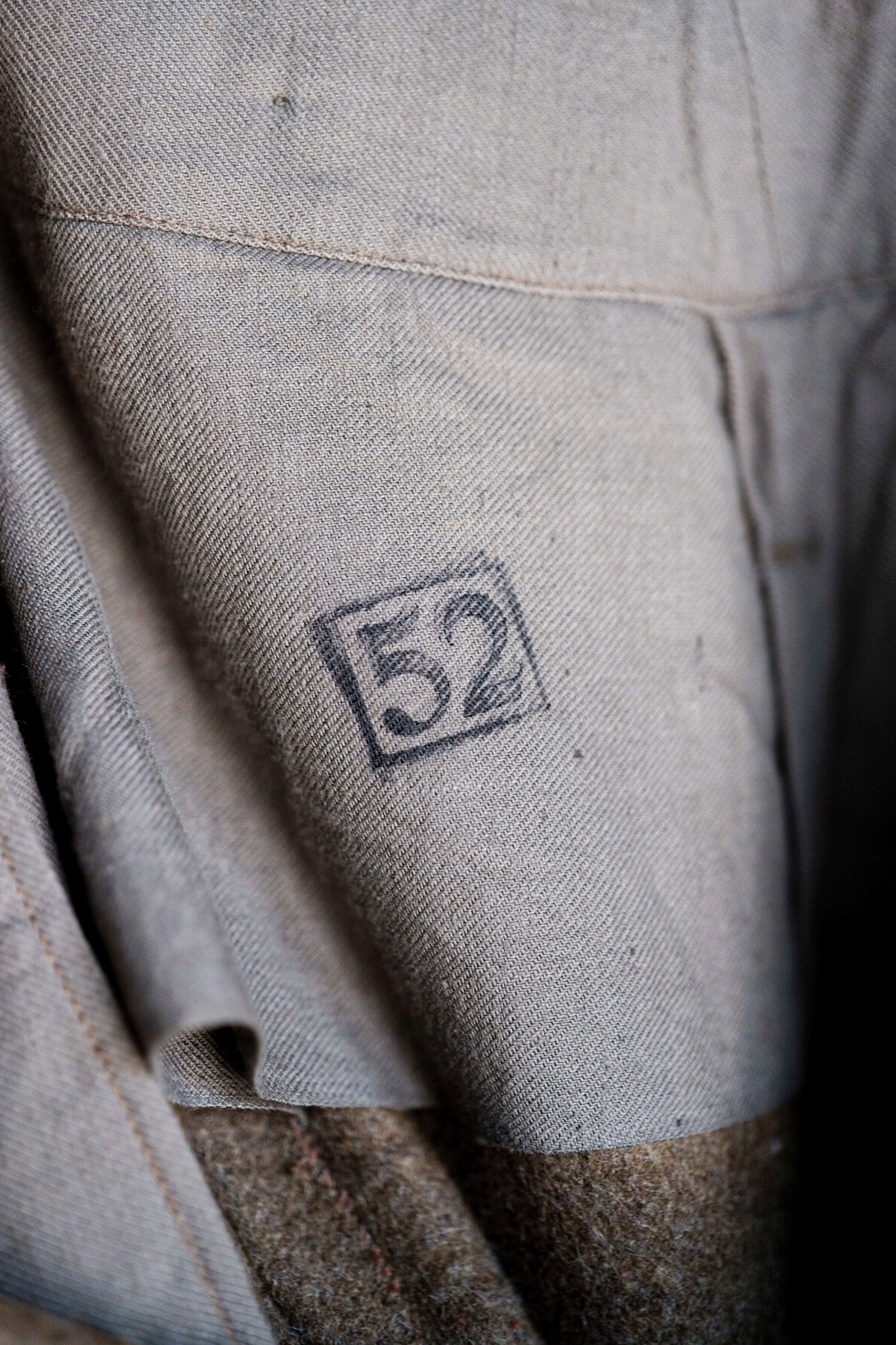 【~50's】British Army Battledress Wool Trousers