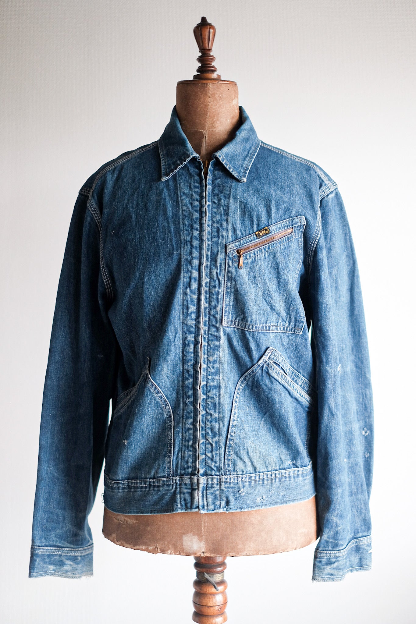 60's] Vintage Lee 91-B Denim Jacket size.40R