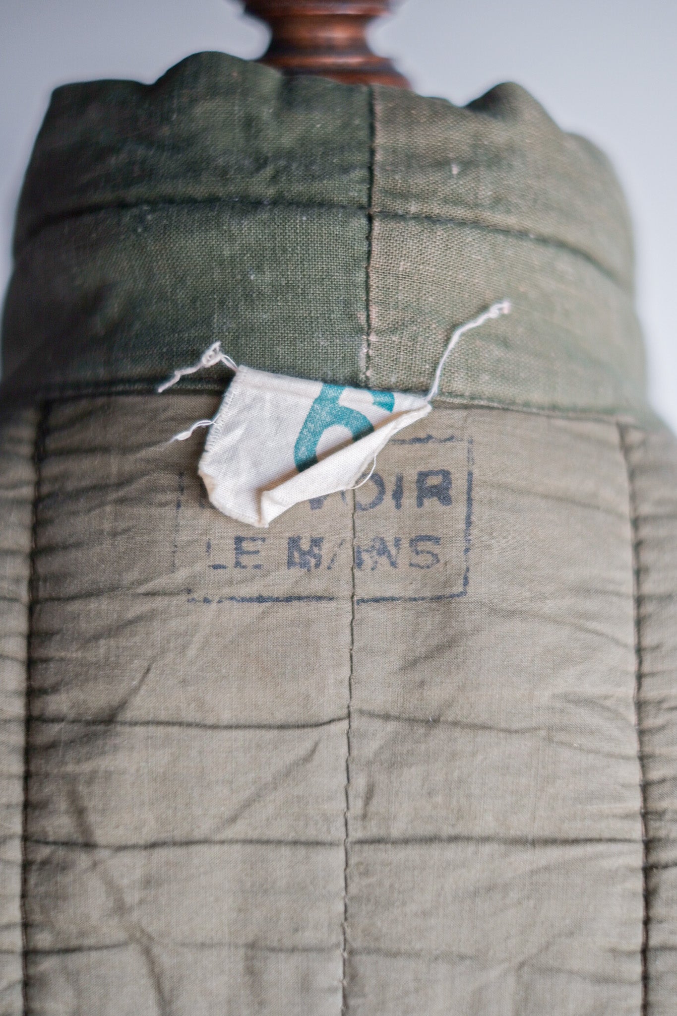 【~50's】French Army Quilted Liner Jacket Size.6