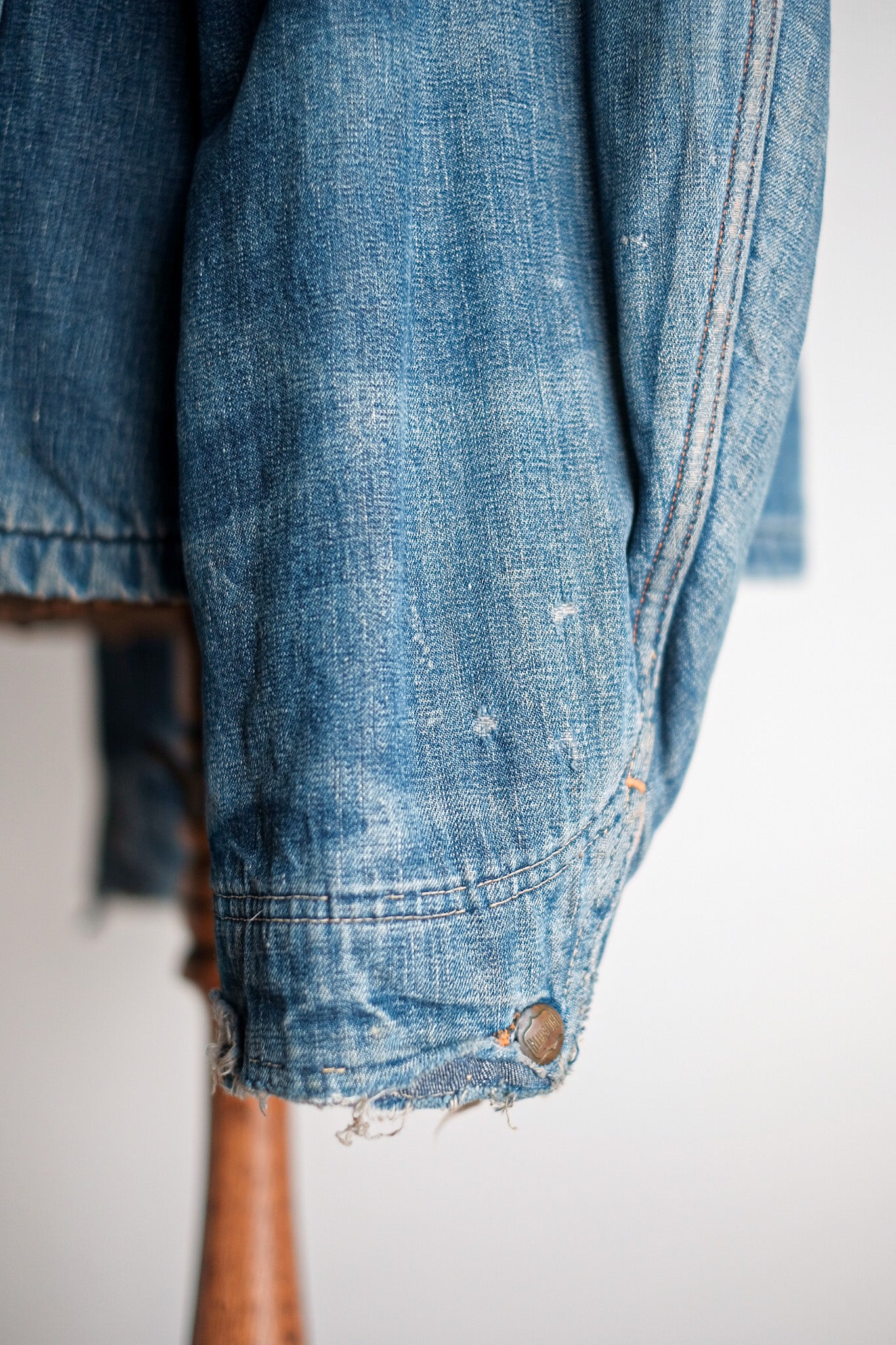 【~40's】American Vintage Denim Coverall With Blanket "BIG SMITH"