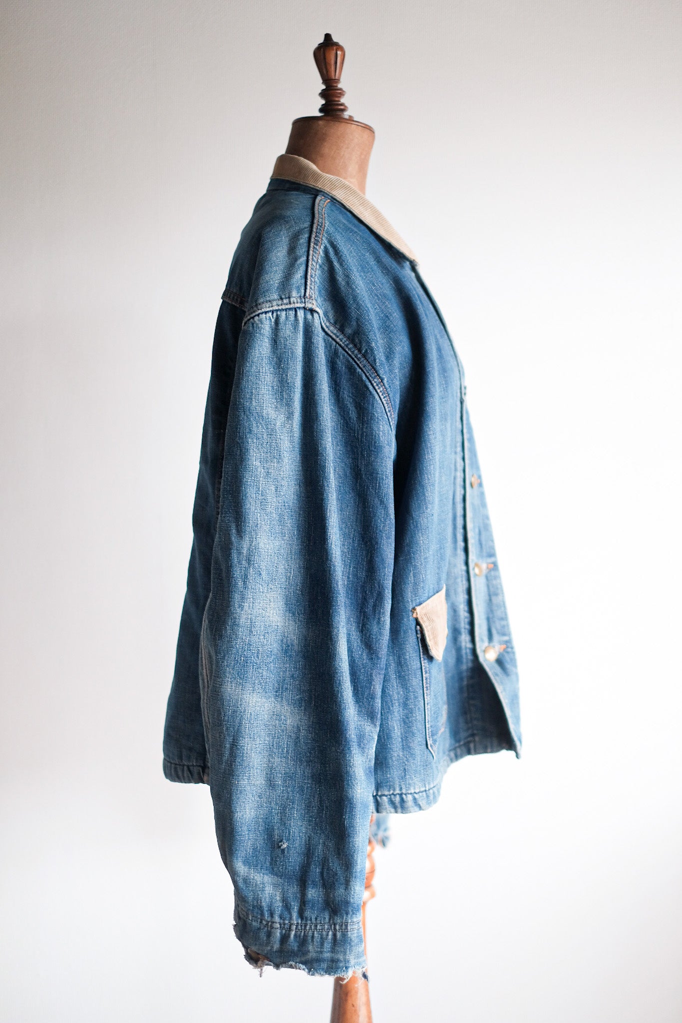 【~40's】American Vintage Denim Coverall With Blanket "BIG SMITH"