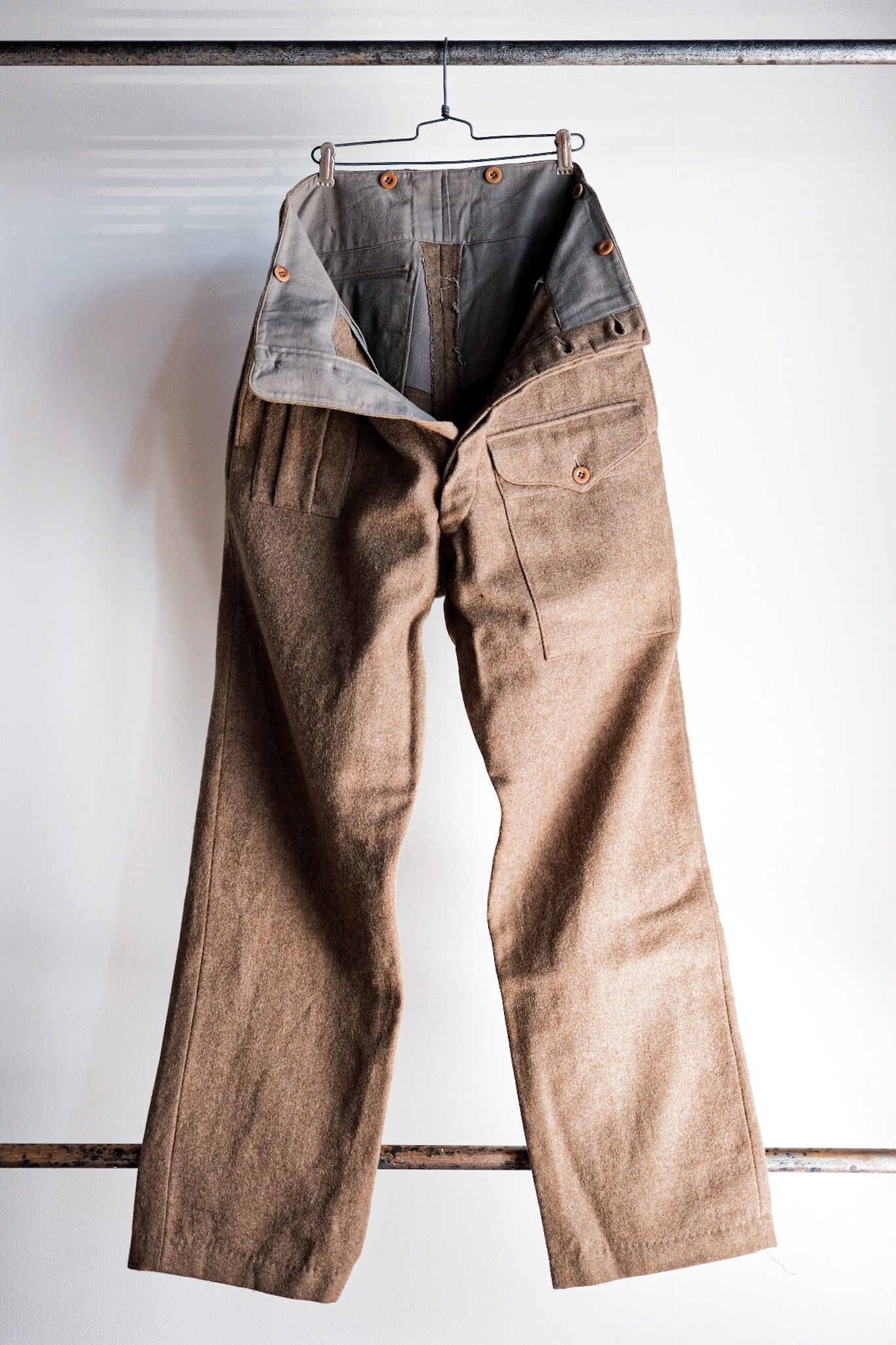 【~50's】British Army Battledress Wool Trousers