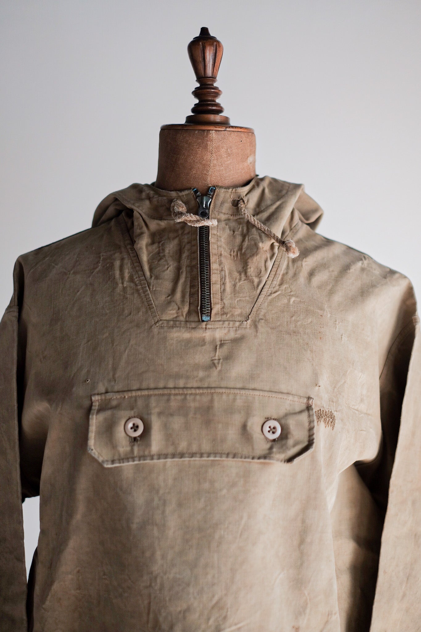 【~40's】French Army Mountain Troopers Rubber Smock
