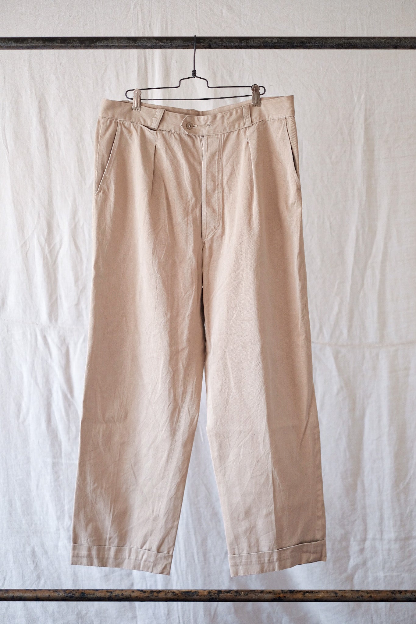 【~50's】French Vintage Chino Work Pants "Adolphe Lafont"