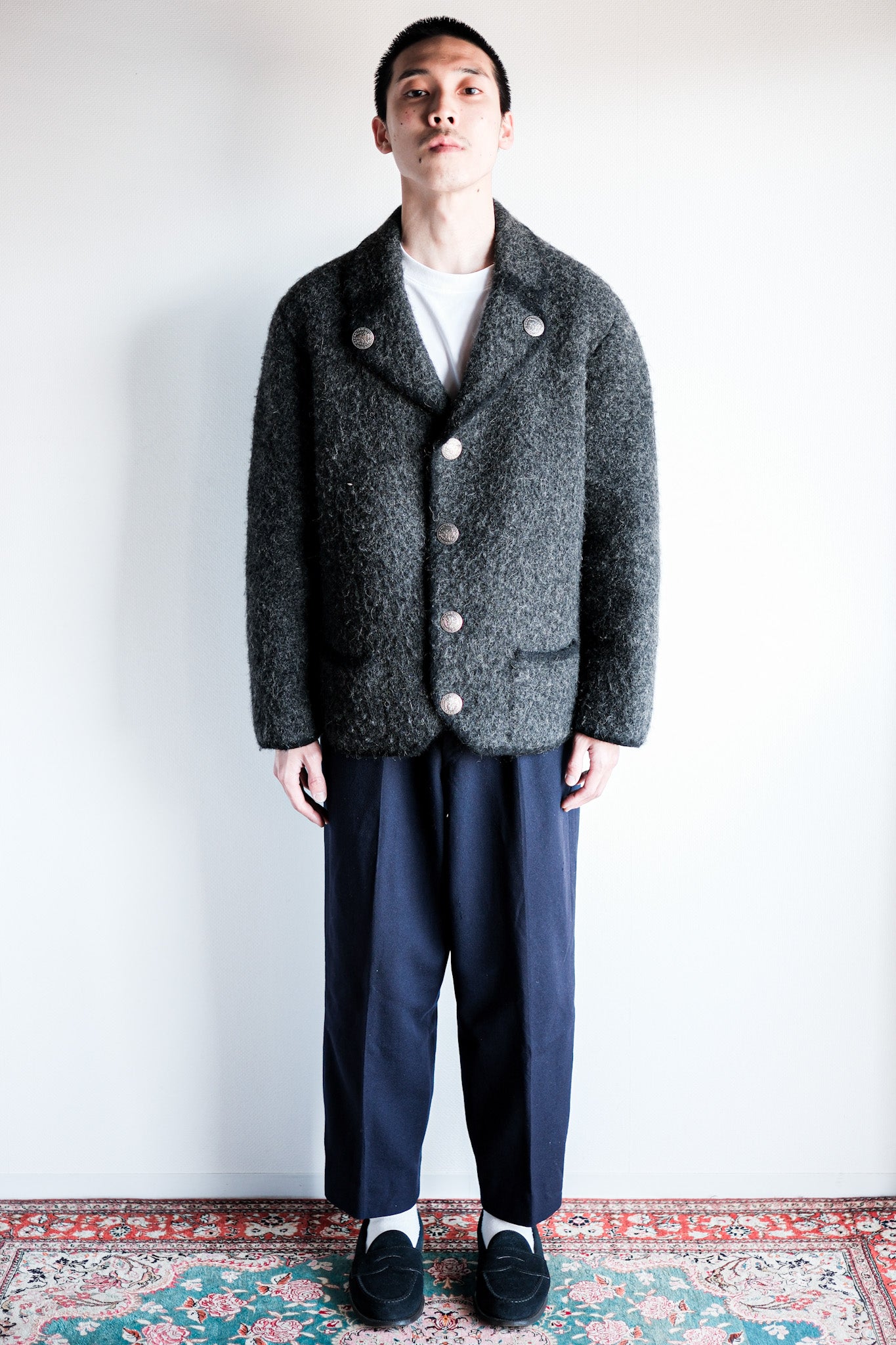 【~80's】HOFER Tyrolean Wool Jacket Size.44