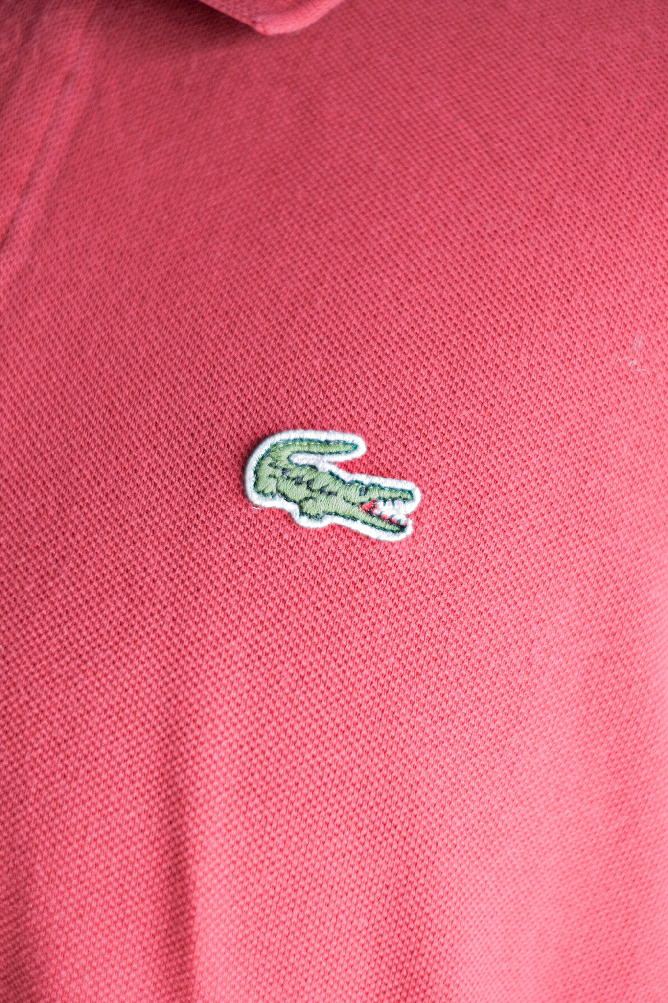 【~80's】CHEMISE LACOSTE L/S Polo Shirt Size.6 "Burgundy"