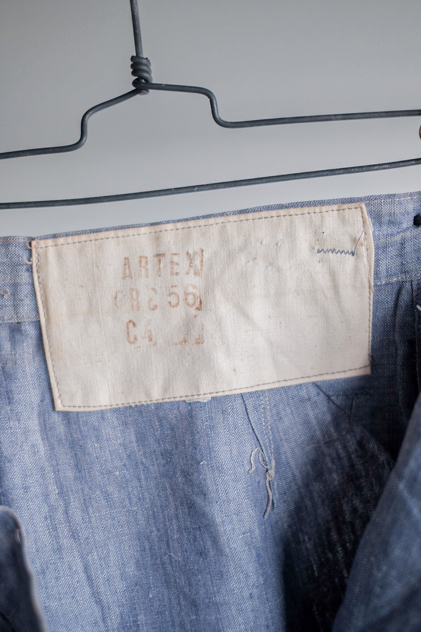 【~50's】French Navy Ramie Linen Sailor Pant