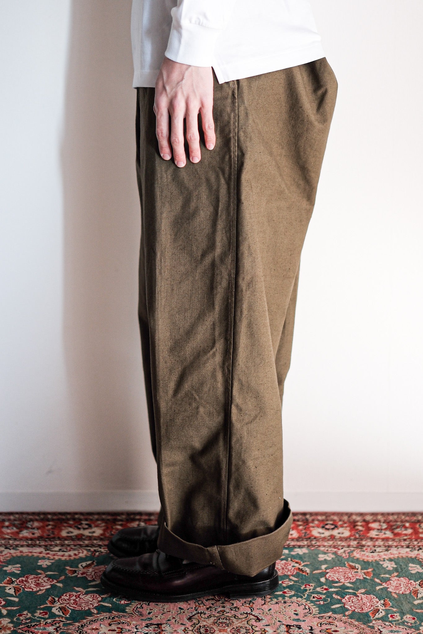 【~40's】French Army Unusual Pattern Trousers "Dead Stock"