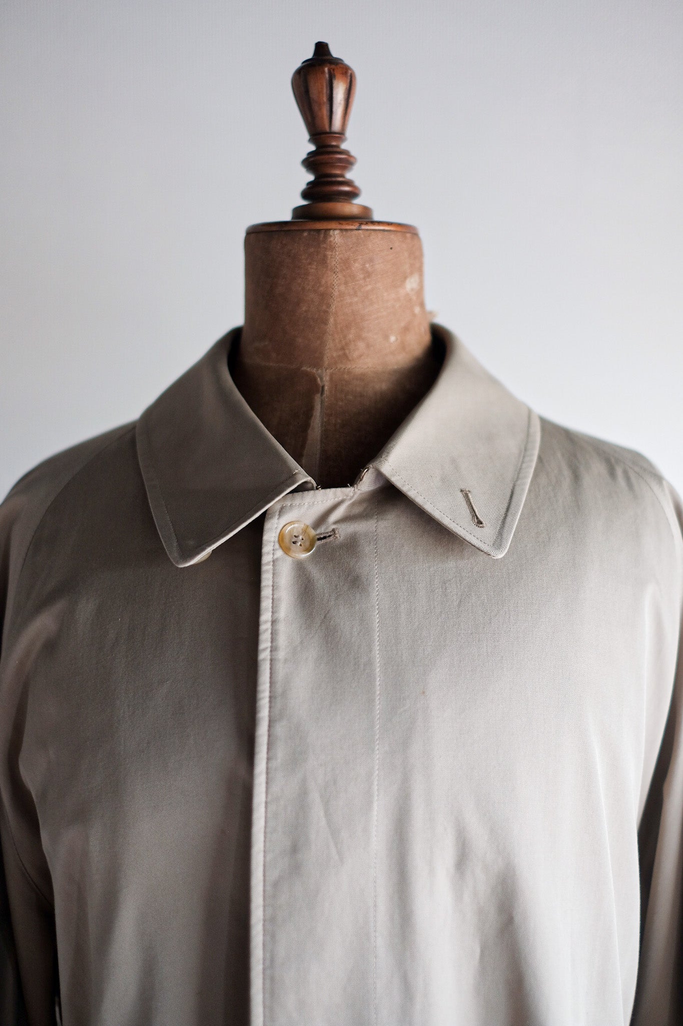 【~80's】Vintage Burberry Single Raglan Rider Coat C100 "HANS ALFRED TERNER 別注"