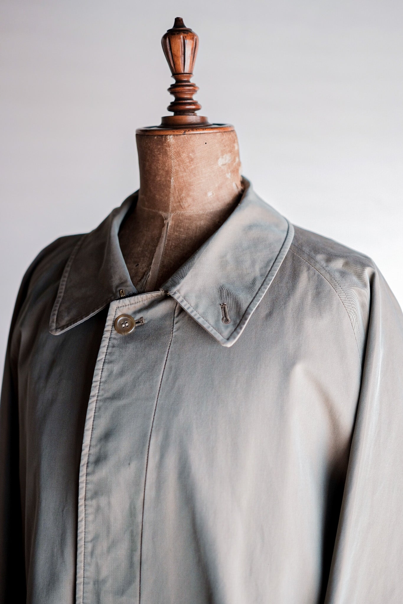 【~80's】Vintage Burberry's Single Raglan Balmacaan Coat C100 Size.58REG "TAMAMUSHI"