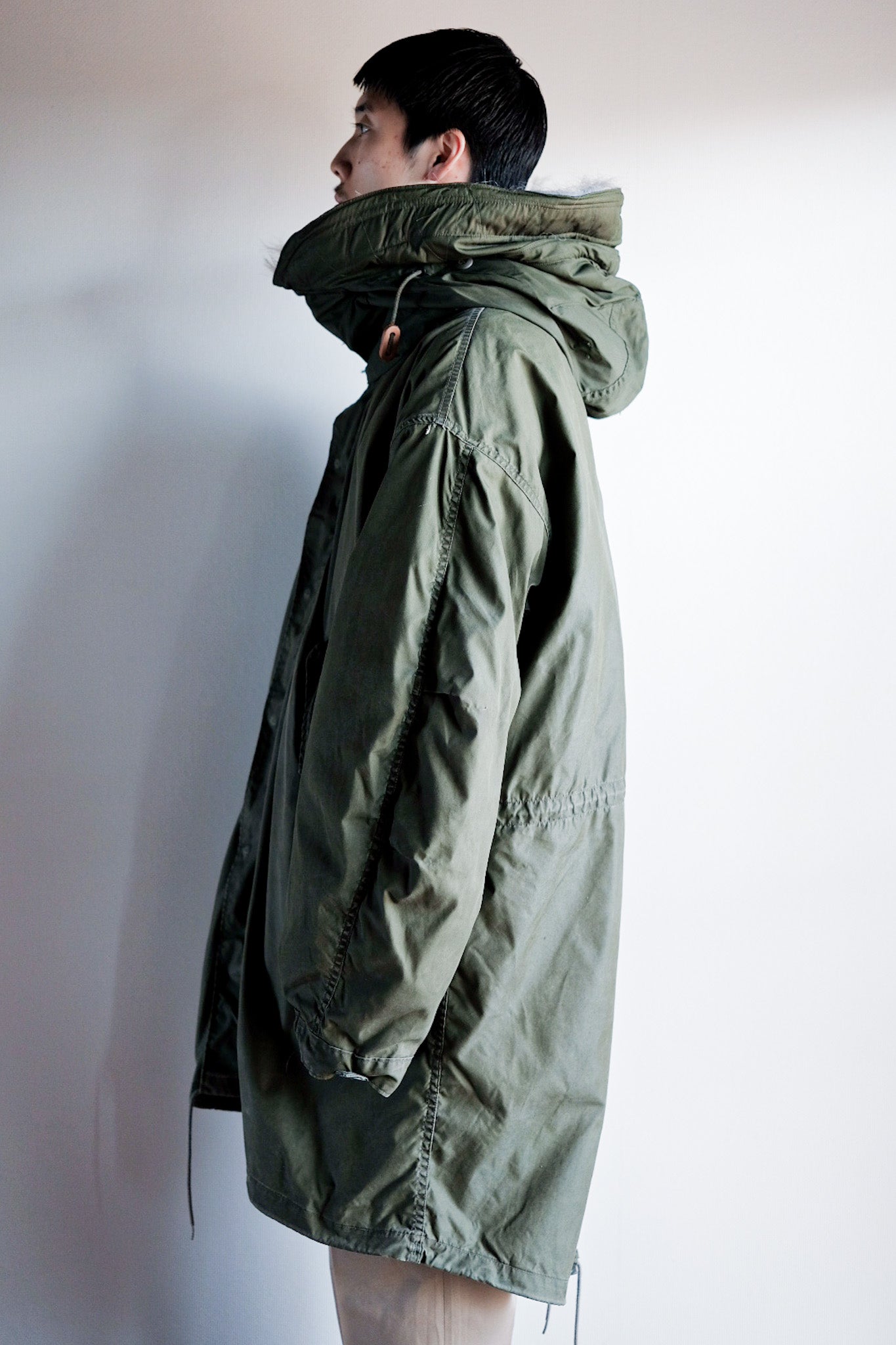 【~80's】U.S.ARMY M-65 Fishtail Parka Size.MEDIUM "Full Set"