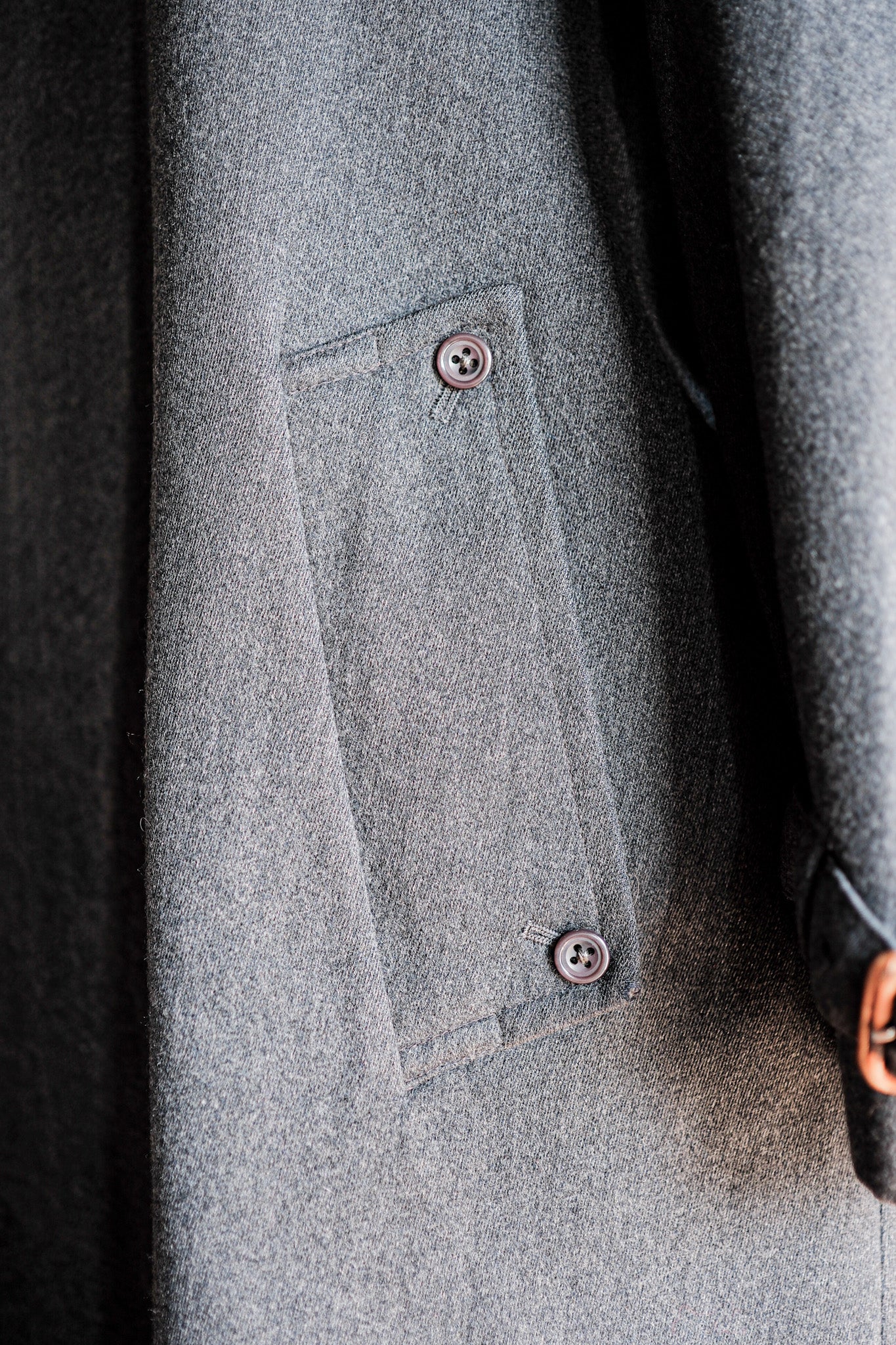 【~70's】Vintage Aquascutum Single Raglan Wool Rider Coat