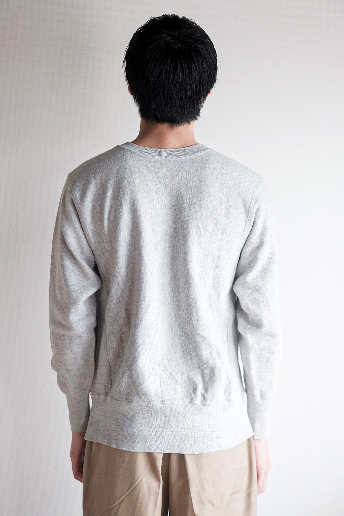 【~80's】Vintage Champion Reverse Weave Sweatshirt "USNA"