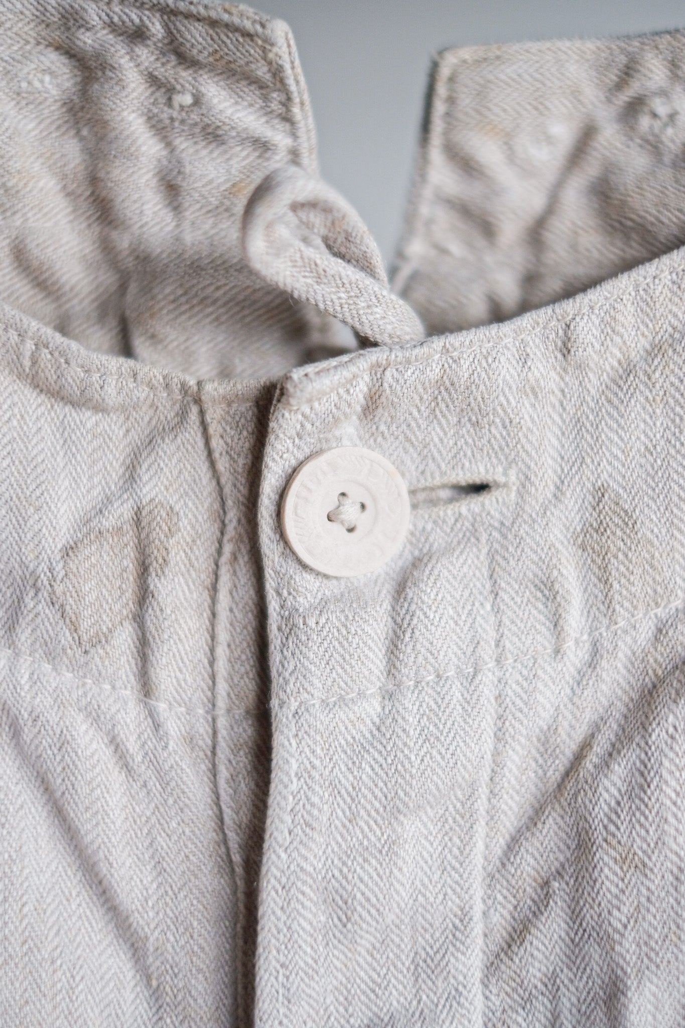 【~40's】WW2 German Army Drillich HBT Linen Trousers