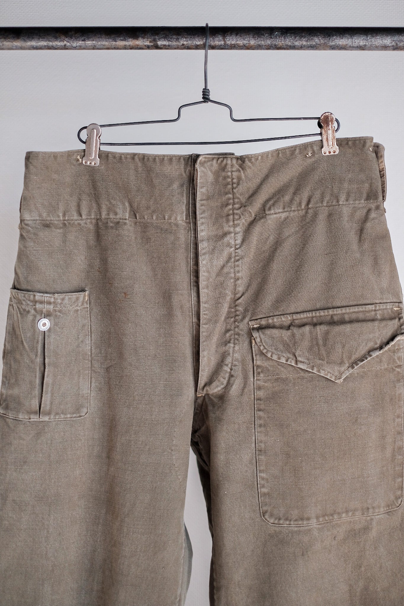 【~40's】French Army M44 Field Trousers Size.84XC