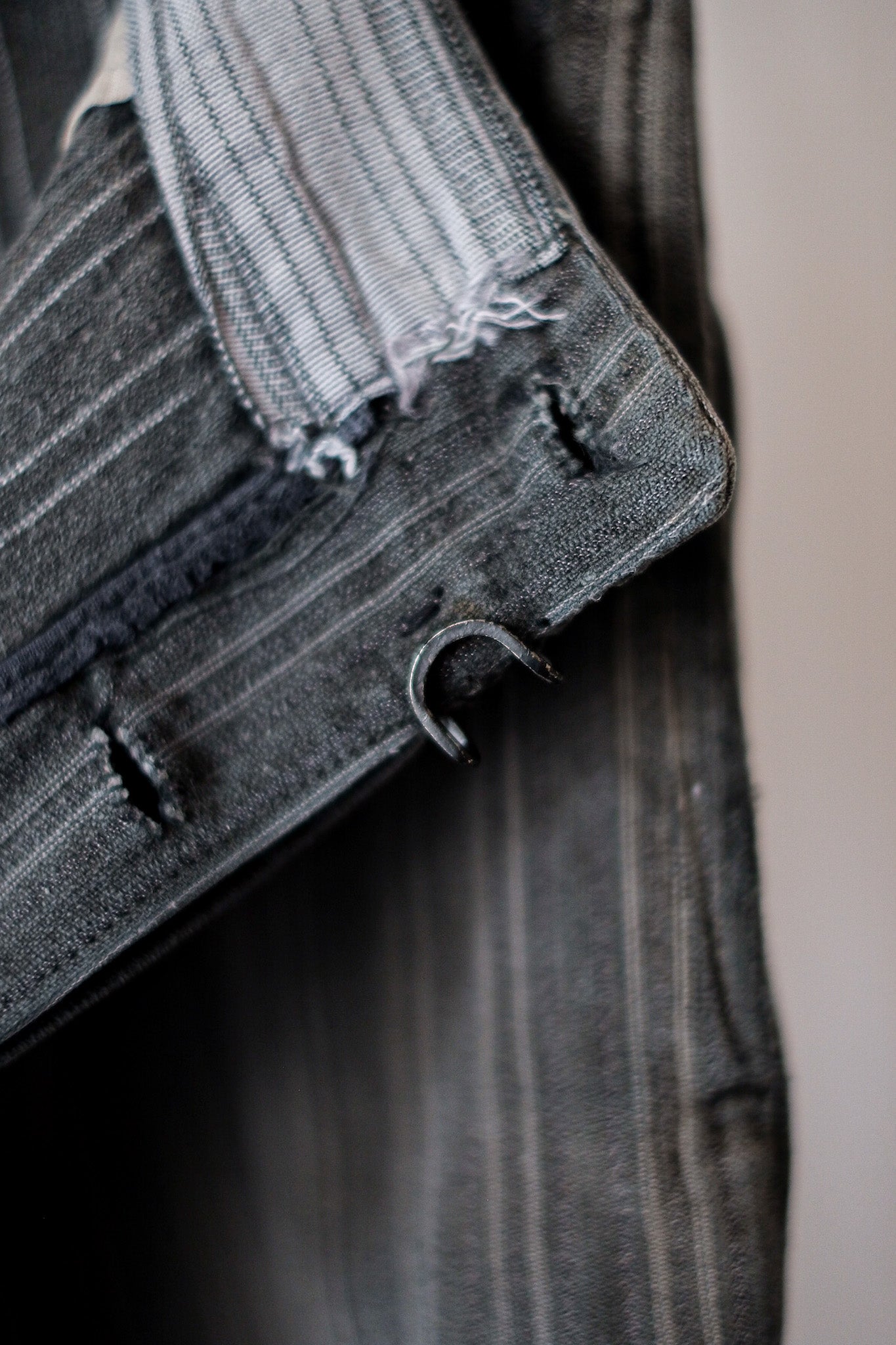 【~40's】French Vintage Cotton Striped Work Shorts
