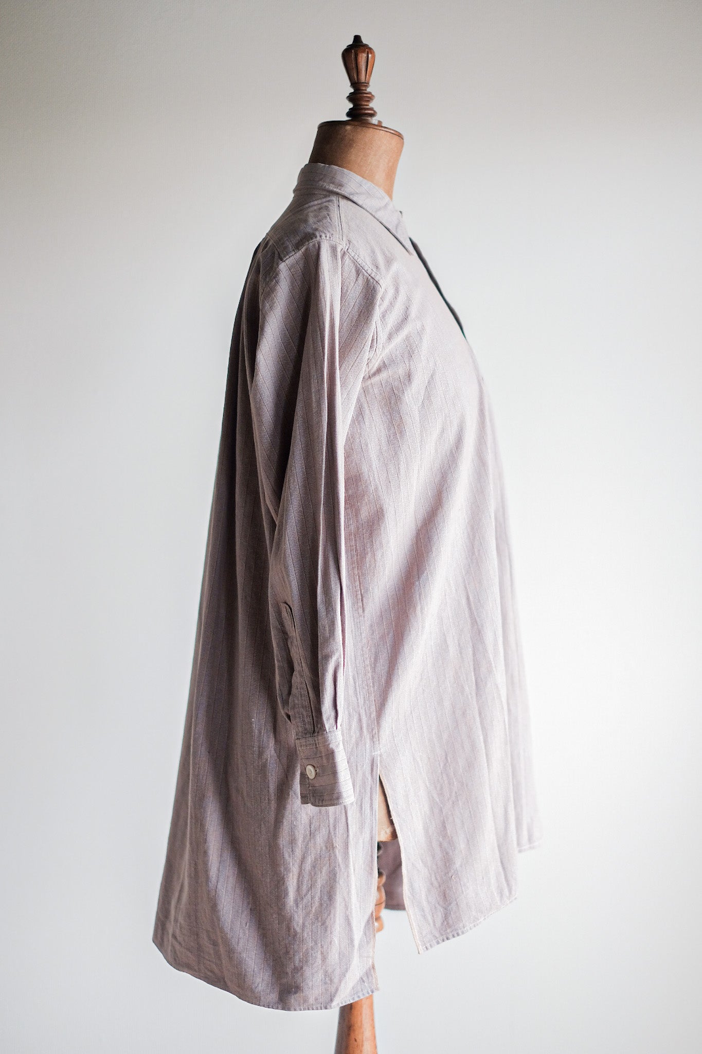 【~40's】French Vintage Grandpa Shirt "Dead stock"